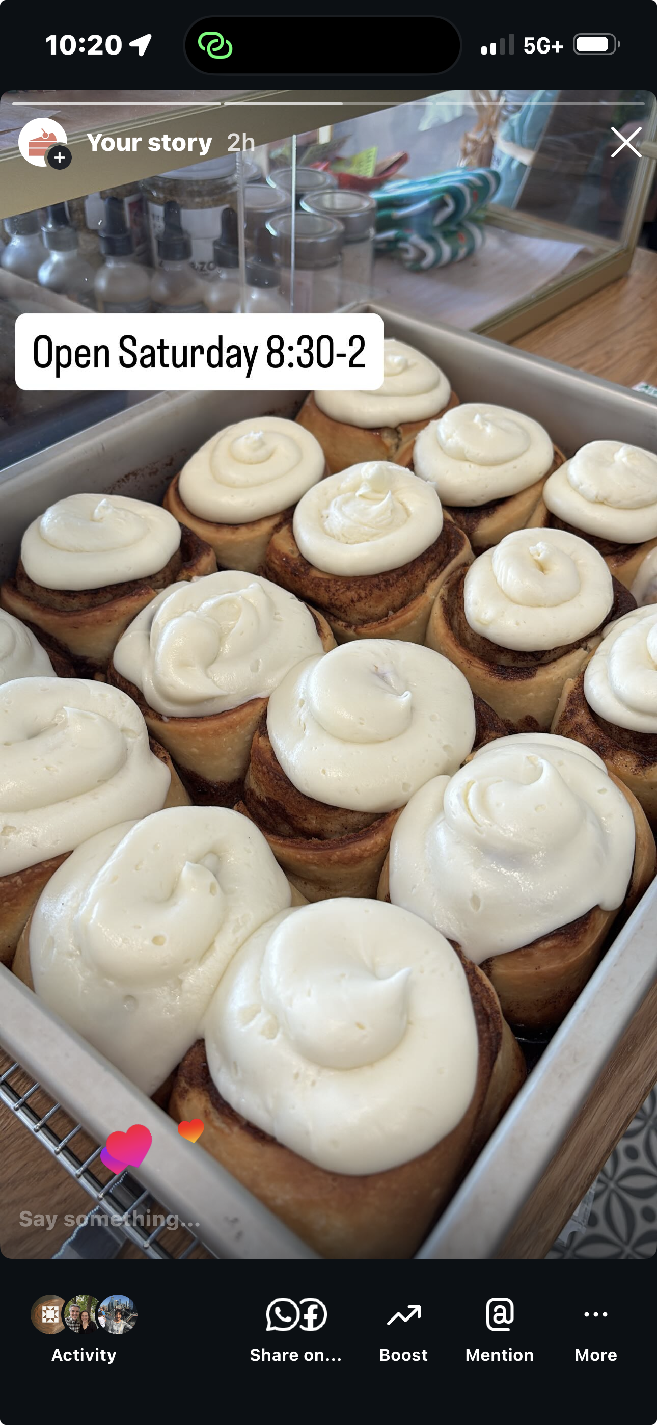 Cinnamon rolls - Saturday only