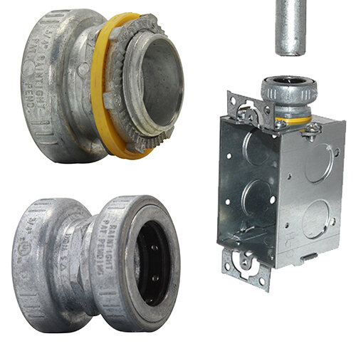 Push-in Raintight Connectors and Couplings - EMT