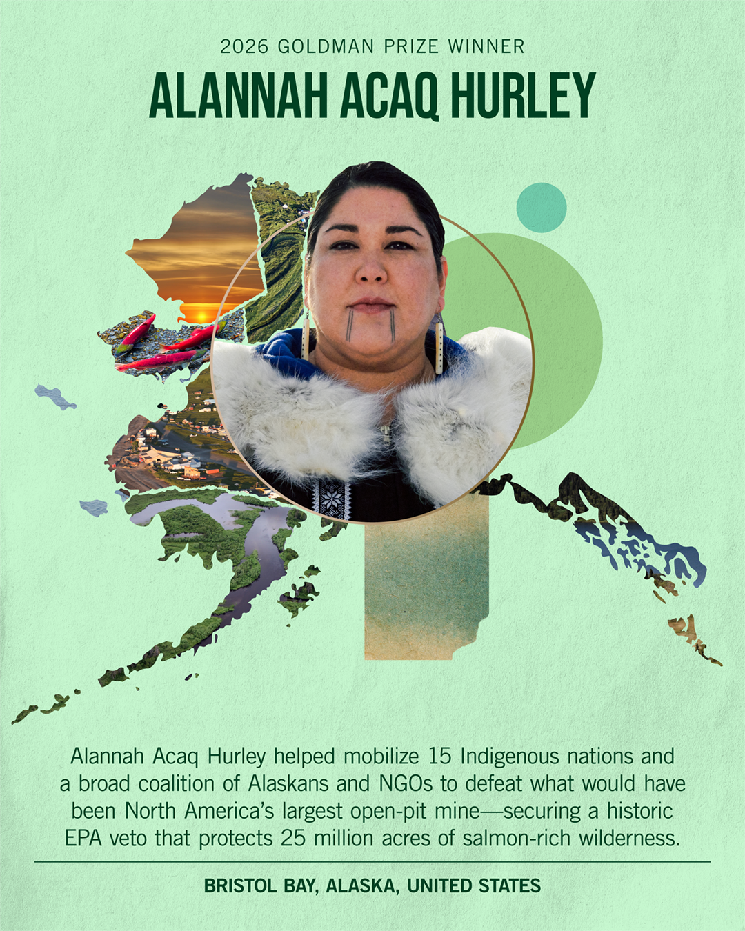 2026 North American Goldman Environmental Prize Winner: Alannah Hurley, UTBB