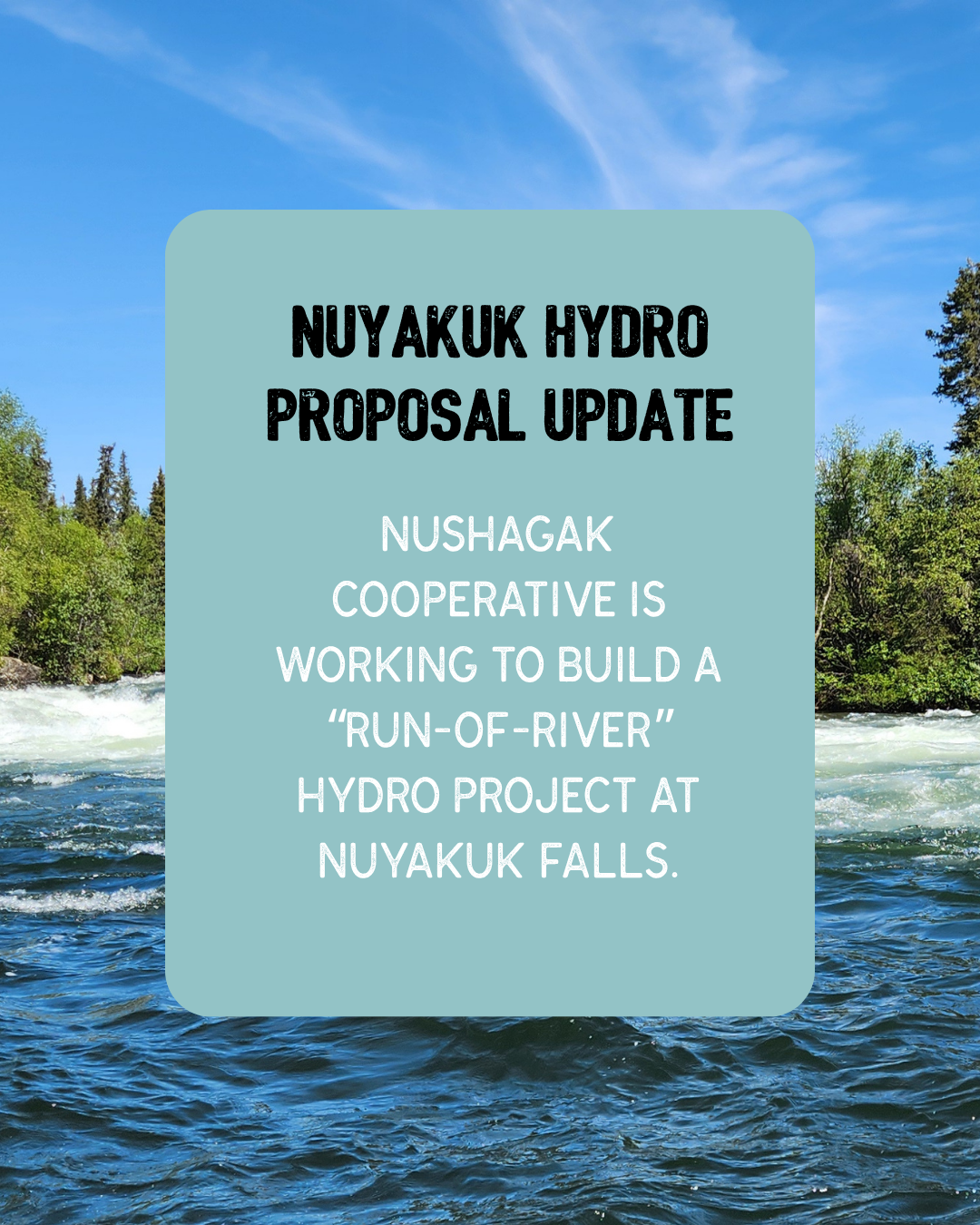 Nuyakuk Hydroelectric Proposal Update