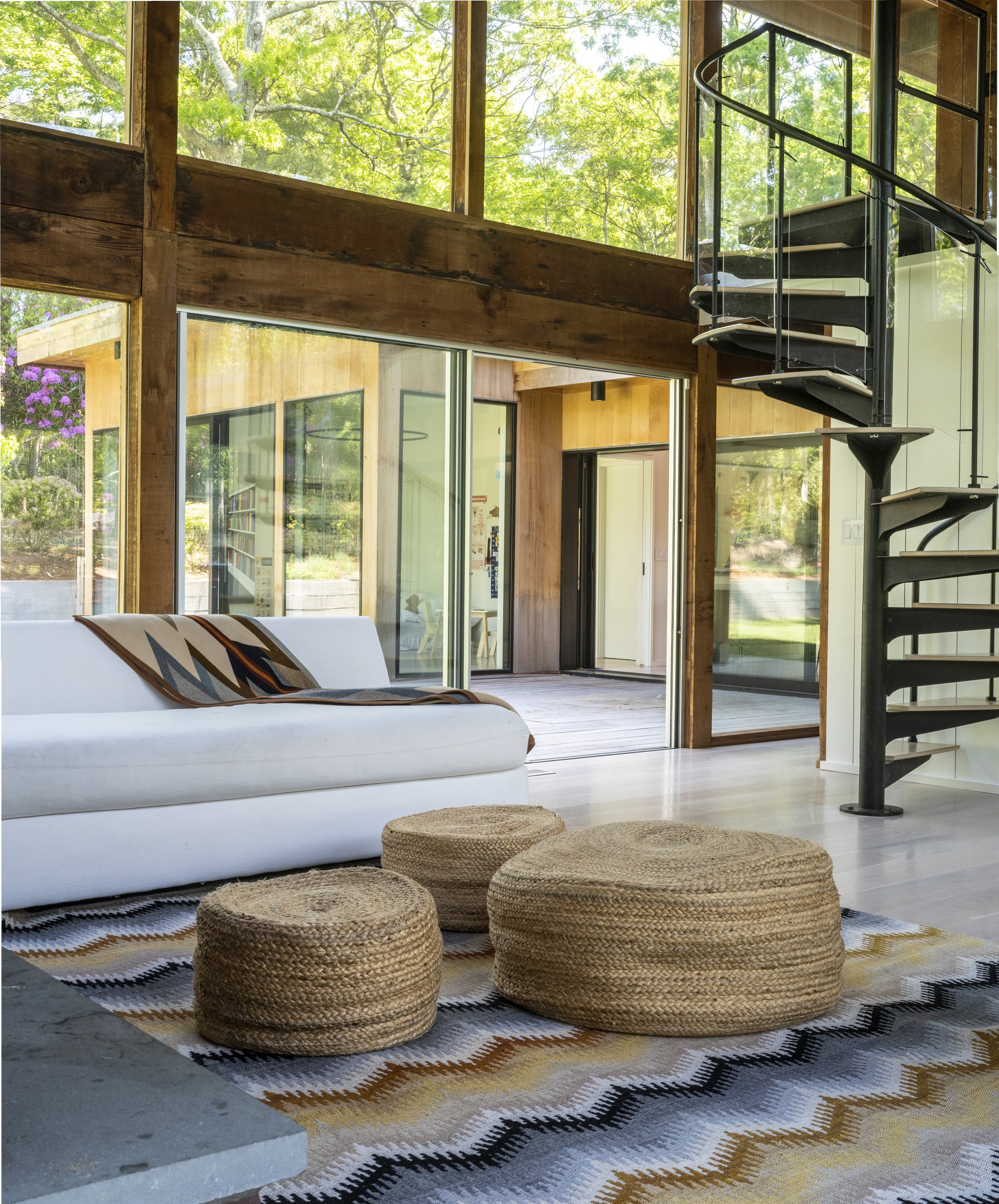 Robert Dean Architects restored and expanded this East Hampton home originally designed by Harry Bates.