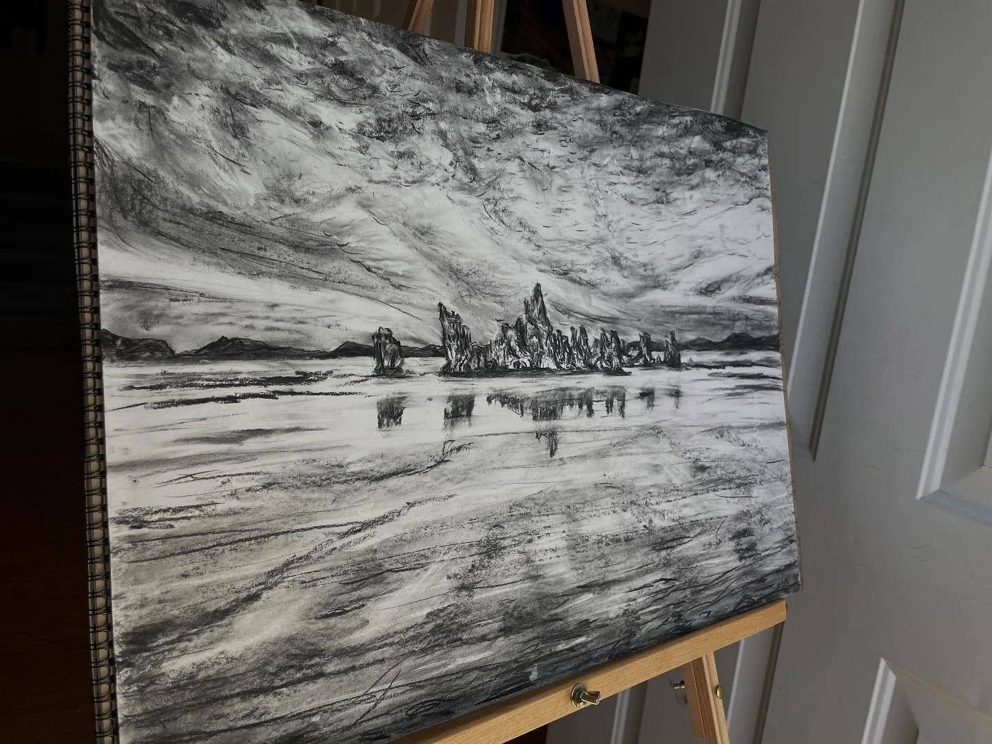 MONO LAKE &mdash; 18x24 inches, charcoal on paper

I am always excited to take on projects others ask me to make. My job is to serve others, not just myself, and creating art is the way I do that. 

I love that I get to do that. How empty life was wh