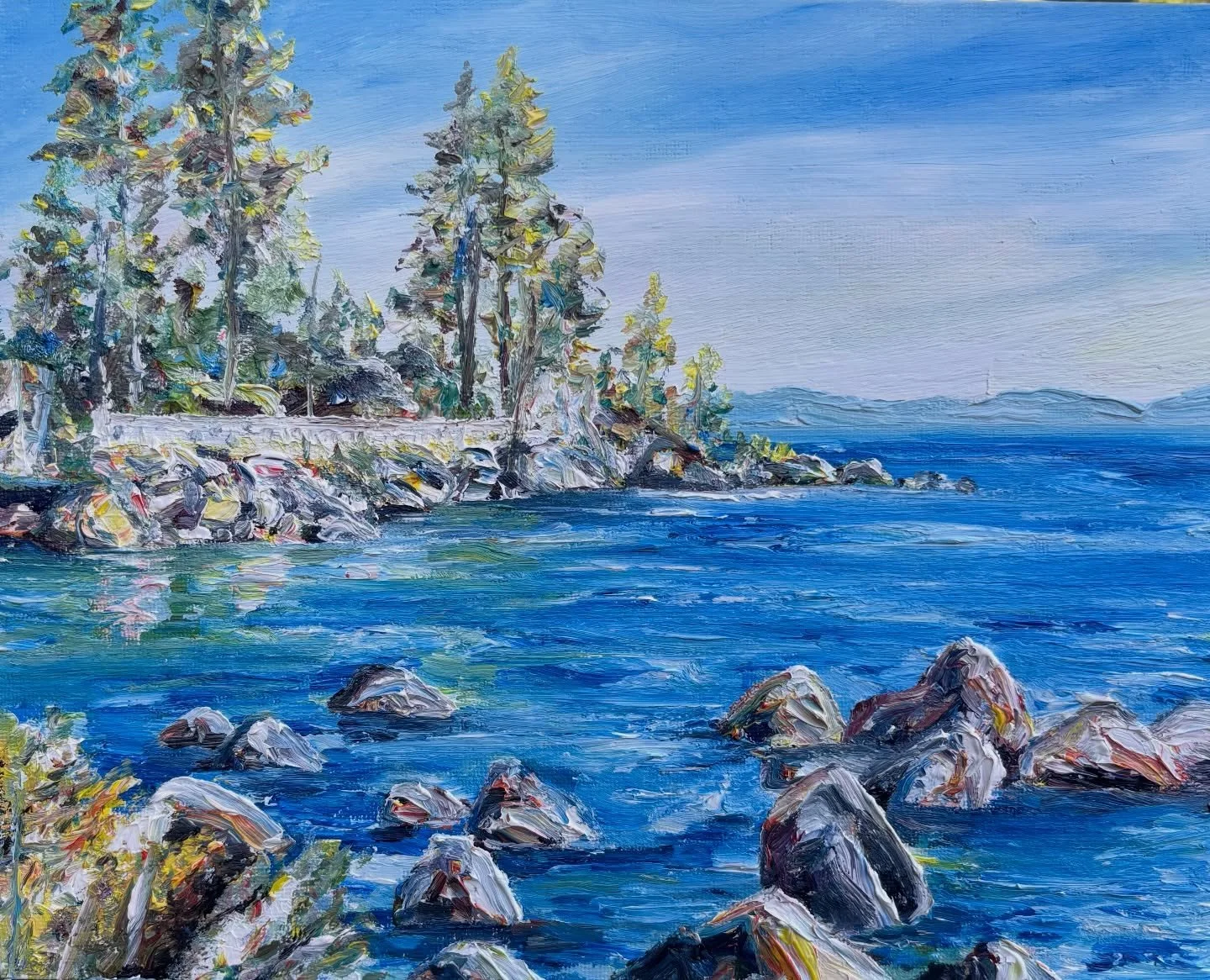 Here they are&hellip; the 2026 Tahoe 200M and 100K Endurance Run podium awards! Each are 8x10 inch original oil paintings, matted and framed. When the runner finishes, they pick out their favorite painting, and the Race Director writes the finisher&r