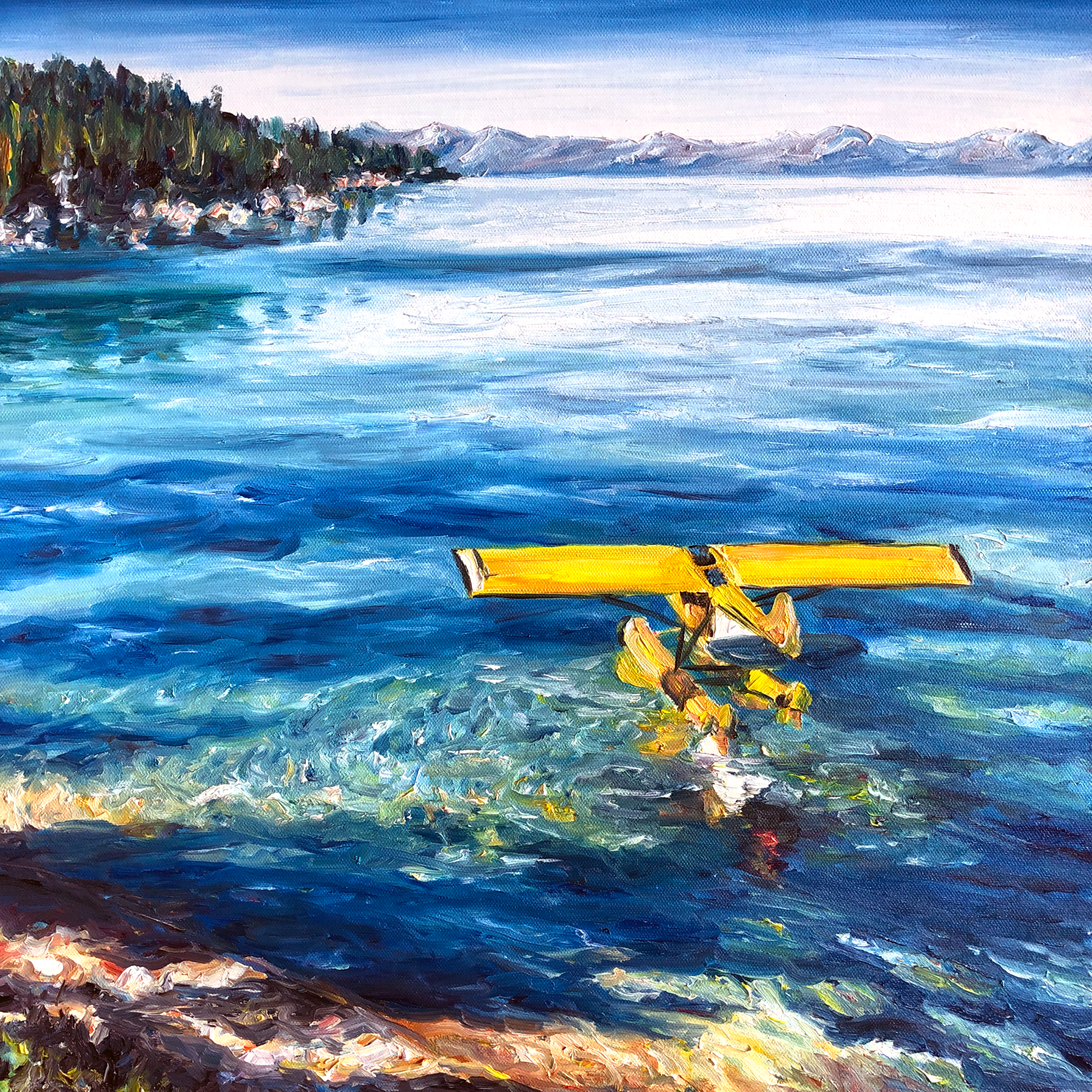 Float Plane on Tahoe Waters 10x10.png