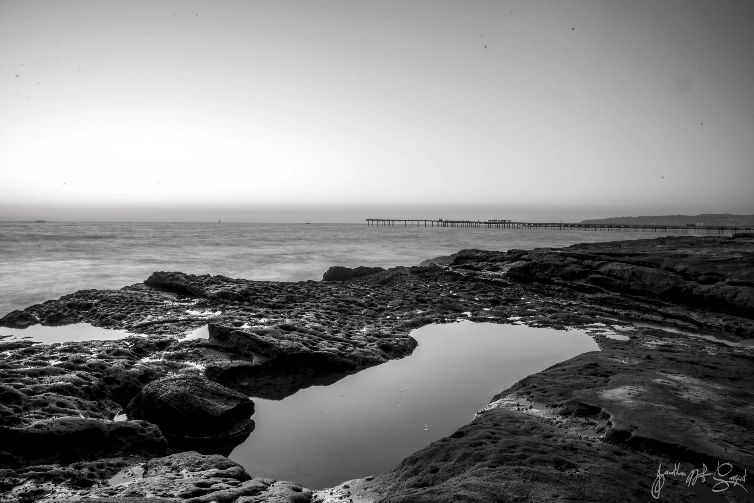 Coast Rocks BW.jpg