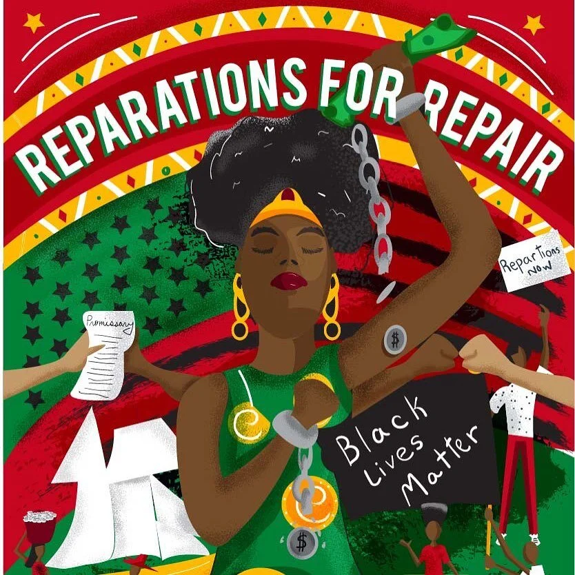 &ldquo;Any design toward the future must include a reckoning with the past, and it&rsquo;s time to settle the books. Paying our historical and ancestral debts gives us all a shot at being free. Harm done anywhere presents an opportunity for healing. 