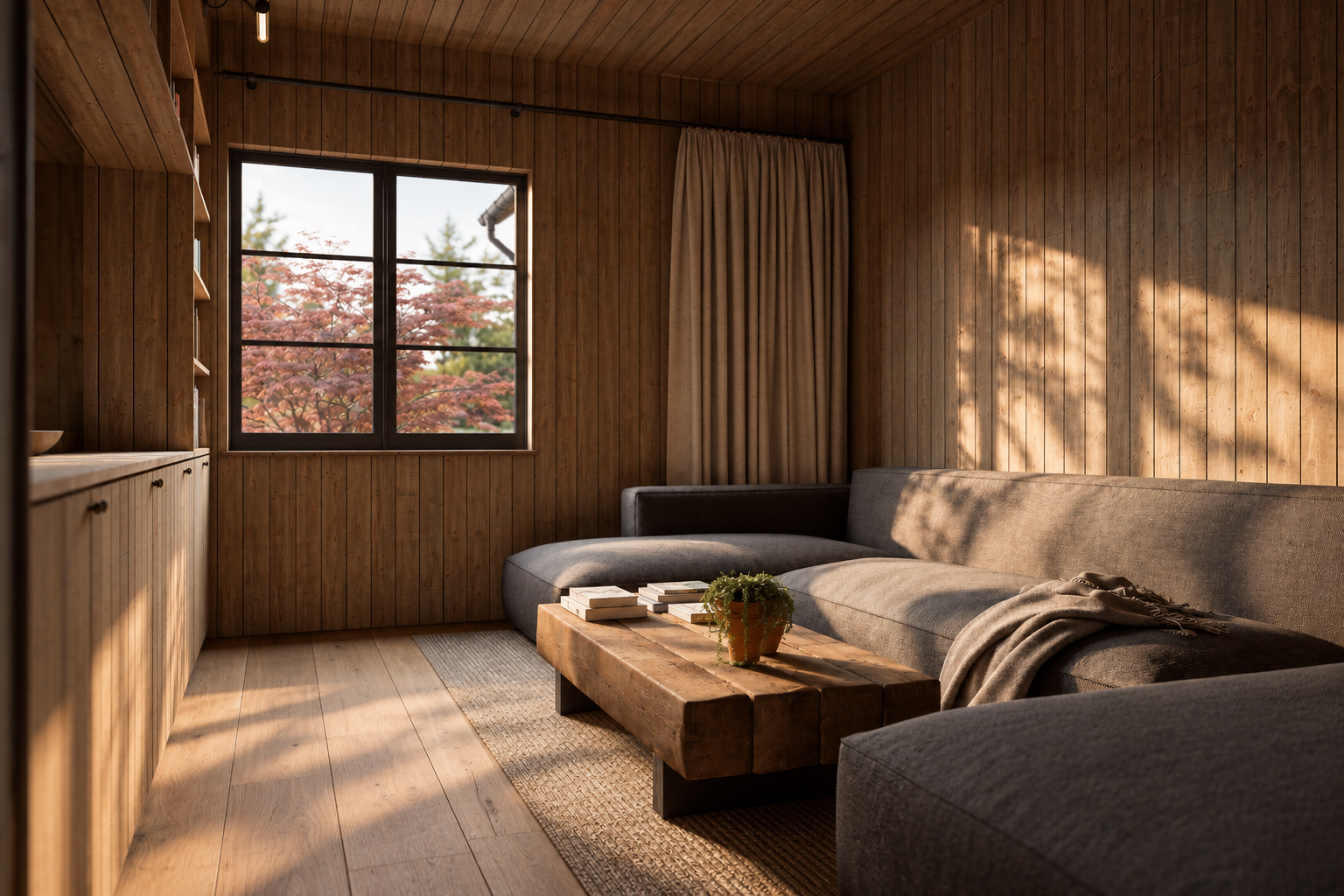 Sunlit Rustic Reading Room.png