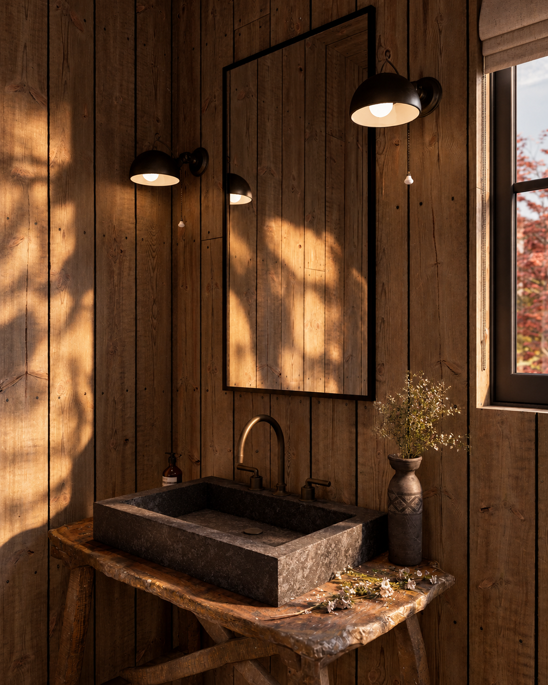 Rustic Sunlit Stone Vanity.png