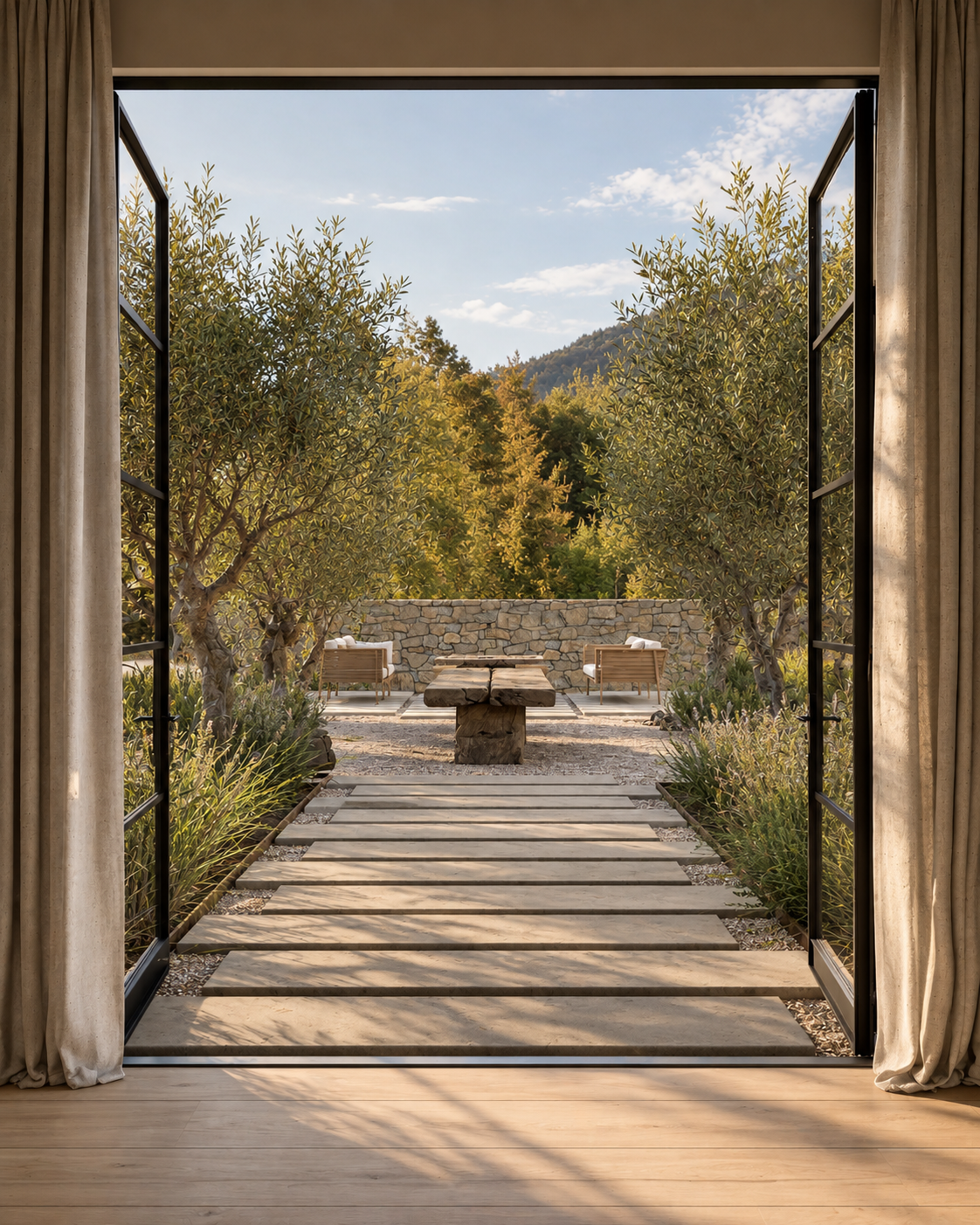 Serene Modern Mediterranean Garden View.png