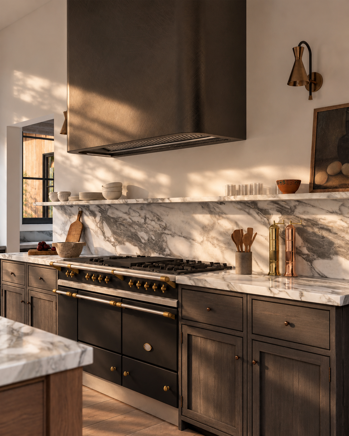 Sunlit Rustic Luxury Kitchen.png