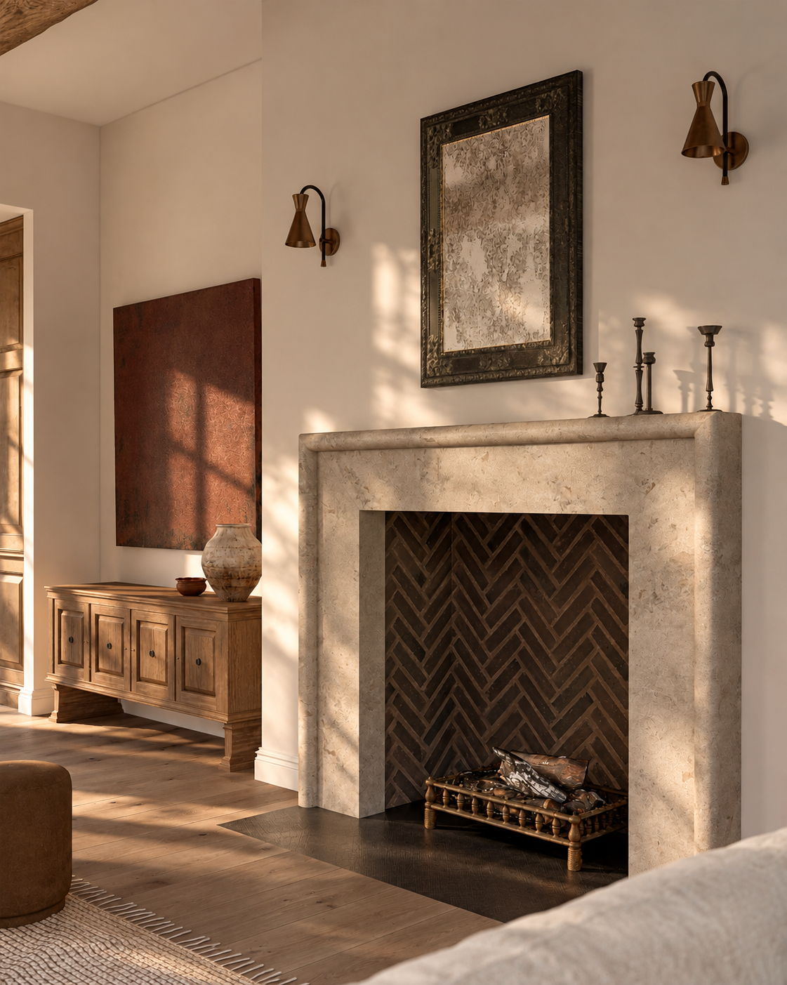Warm Rustic Fireplace Living Room.png