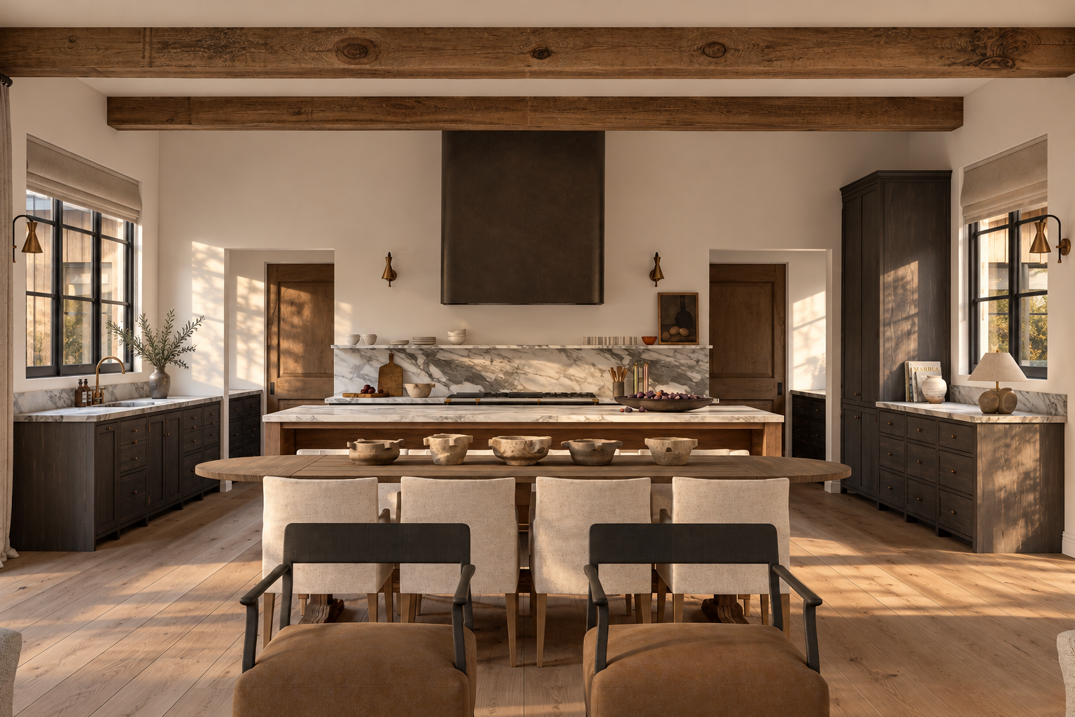 Warm Rustic Kitchen Dining Room.png