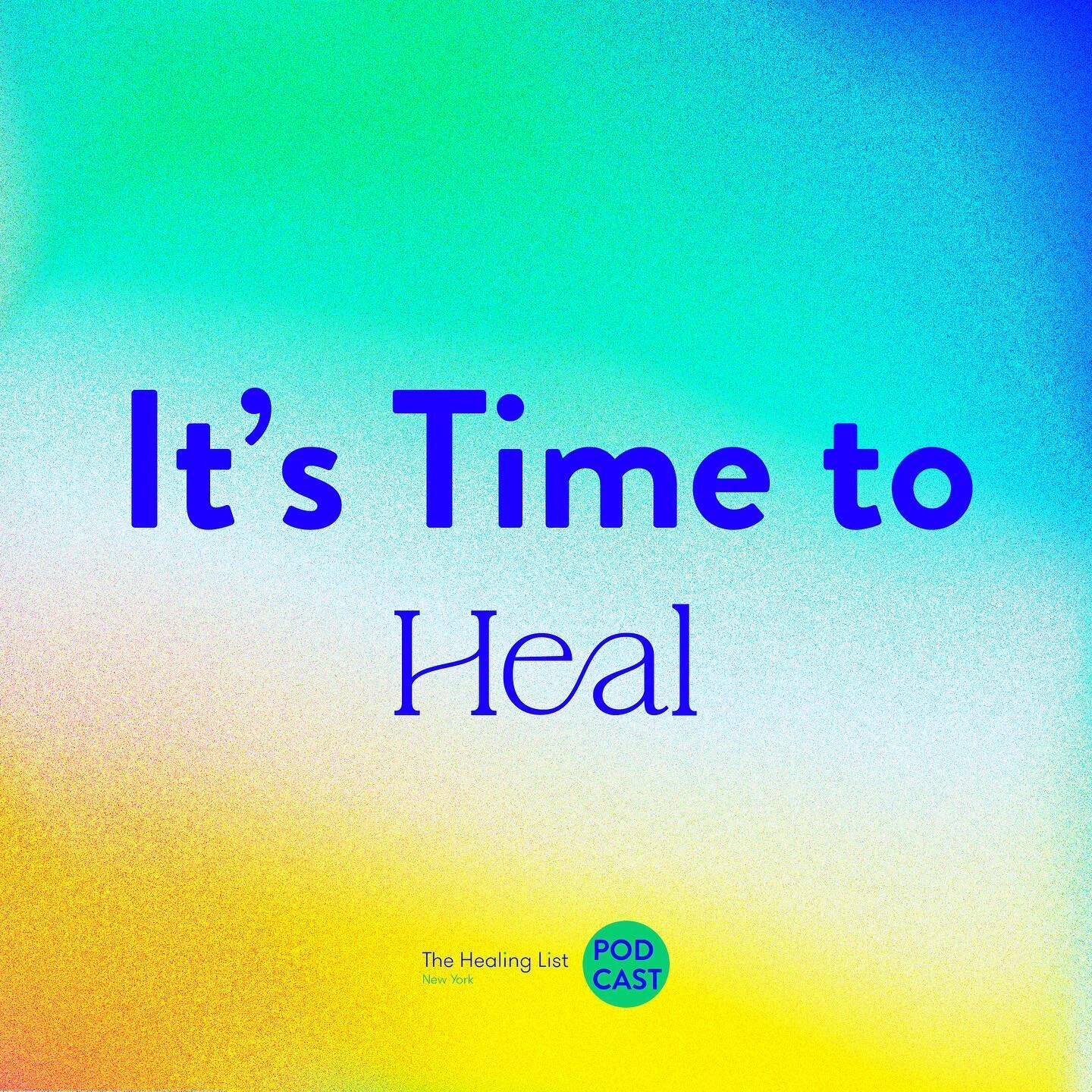 ⏰ It's Time to Start! 

The Healing List newest season is about focusing on YOU and your Healing Journey.✨

Please share with us which &ldquo;It&rsquo;s Time to&rdquo; resonate with you the most. 🙌
*
*
Listen now to all episodes available on @spotif