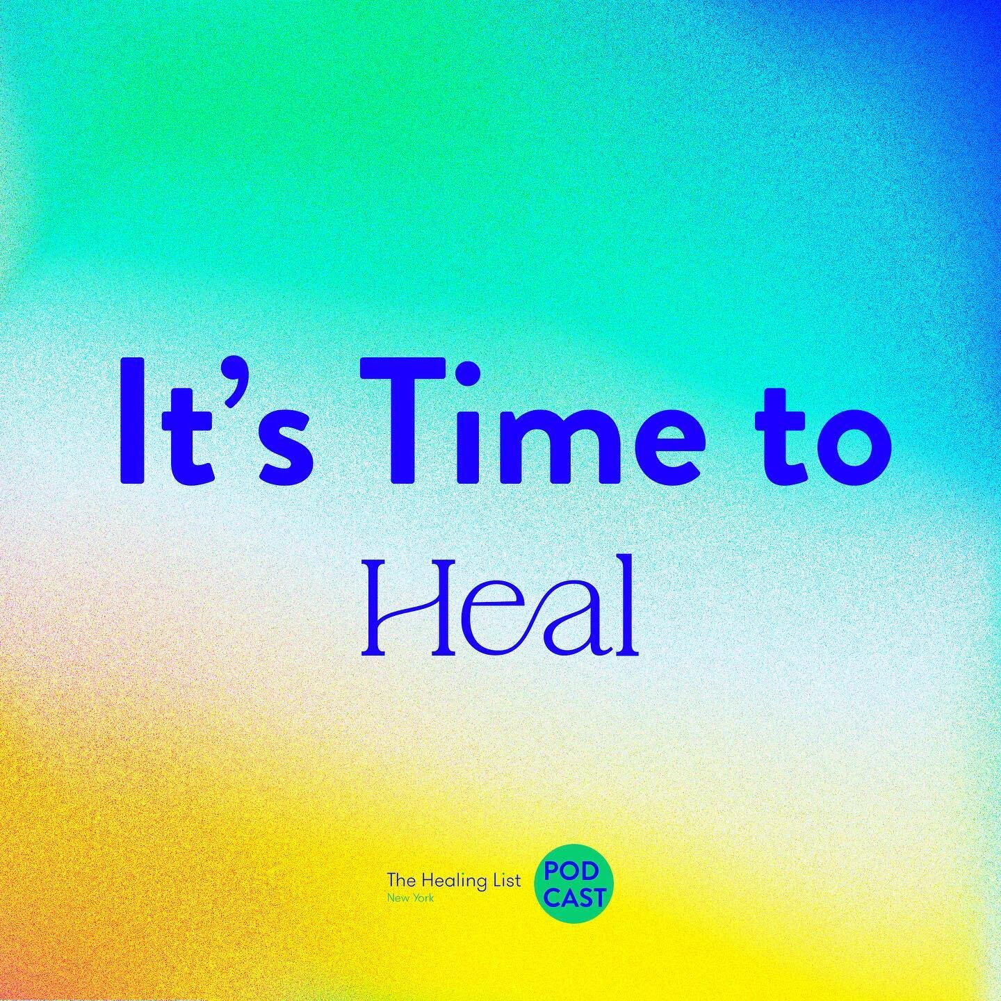 ⏰ It's Time to Start! 

The Healing List newest season is about focusing on YOU and your Healing Journey.✨

Please share with us which &ldquo;It&rsquo;s Time to&rdquo; resonate with you the most. 🙌
*
*
Listen now to all episodes available on @spotif