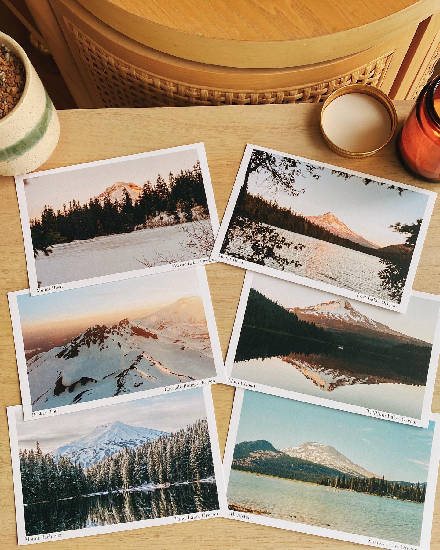 introducing the mountain collection 🌲🗻💌 

i am so excited to share this new postcard pack with you all! the mountains hold such a special place in my heart + truly feel like home. i&rsquo;ve dreamed of creating postcards that revolve around these 