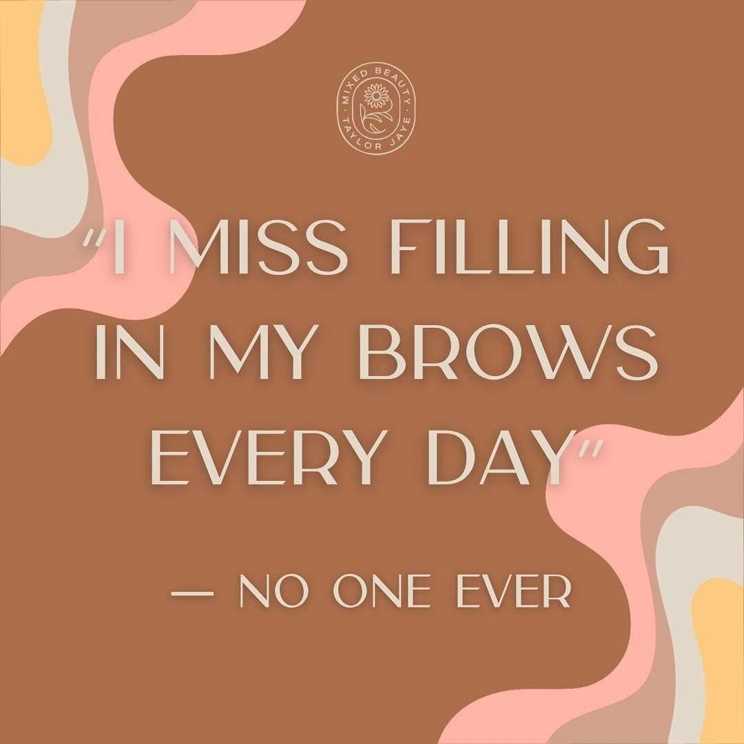 The freedom of waking up with perfect brows? Unmatched.
No pencils, no pomades, just effortless beauty&mdash;every single day.
Ready to ditch the daily brow struggle? 

Book on my website www.mixedbeautybytaylorjaye.com

#MicrobladingMagic #WakeUpAnd