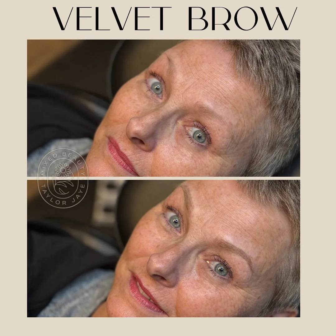 ✨ Velvet Brow Transformation ✨
Her natural brows had a beautiful shape, but they were so sparse they almost disappeared. With a soft velvet brow, we brought them back to life &mdash; perfectly framing and complimenting her stunning bone structure. 🤎
