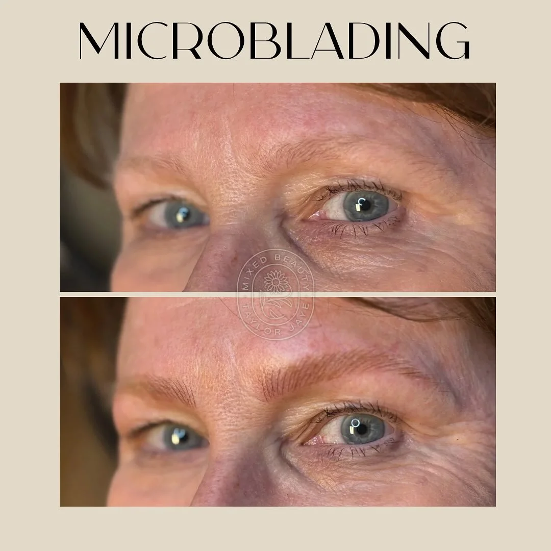 ✨ Microblading on Mature Skin ✨

For most mature skin types, I usually recommend a Velvet Brow (a soft, powdery finish) because it heals more evenly and is gentler on delicate skin. But every client is unique&mdash;which is why I always assess the sk