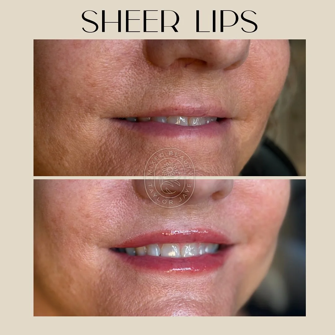💋 Sheer Lips Transformation 💋

This beauty wanted a soft, natural tint to her lips&mdash;nothing heavy, just a wash of color that enhances her natural shape and brings life back into her lips. That&rsquo;s exactly what Sheer Lips (lip blushing) is 