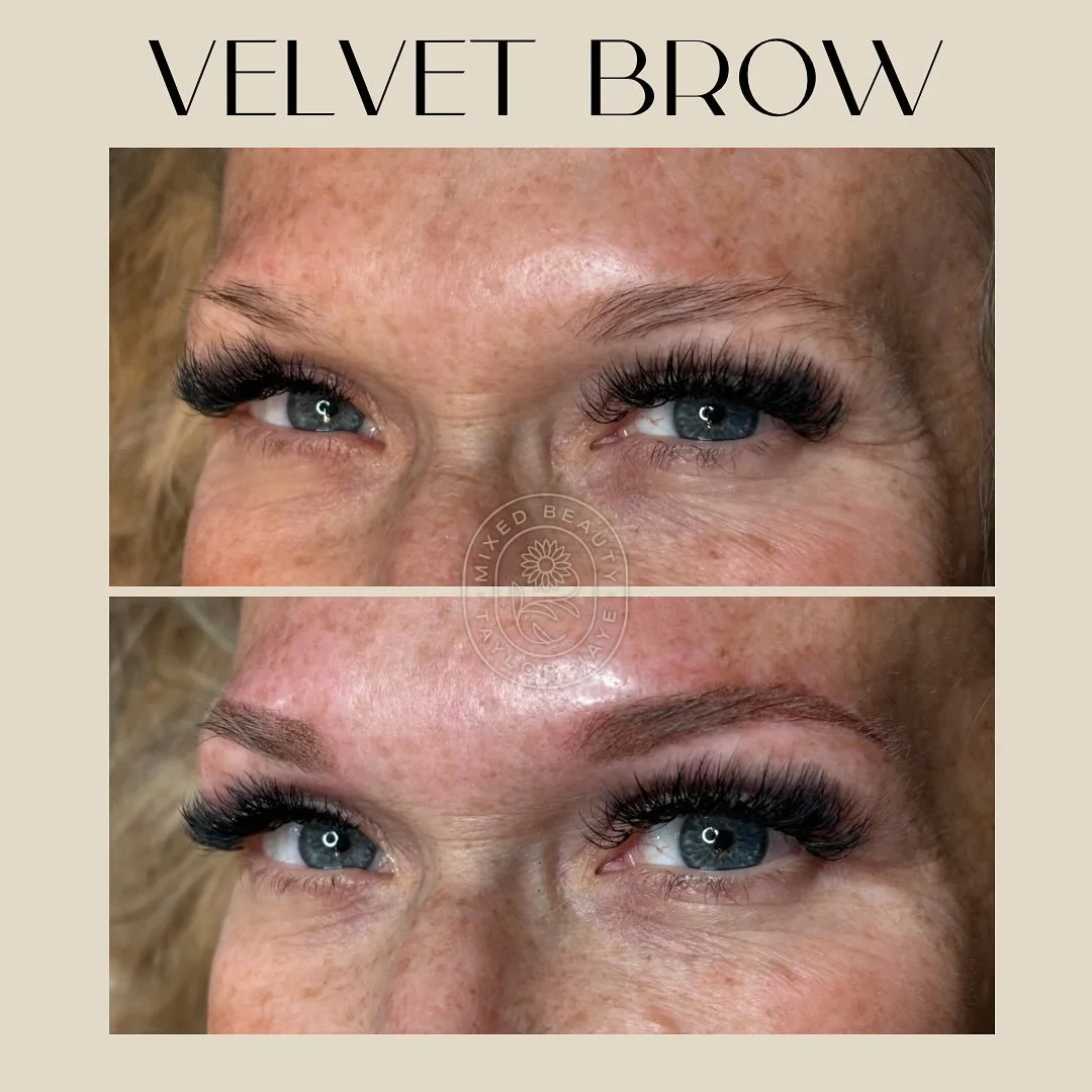 ✨ Velvet Brow Transformation Alert ✨

Ready to frame your face with the softest, most natural brow look just in time for the holiday sparkle? My velvet brow technique is the perfect upgrade: think soft definition, subtle color, and brows that look fl