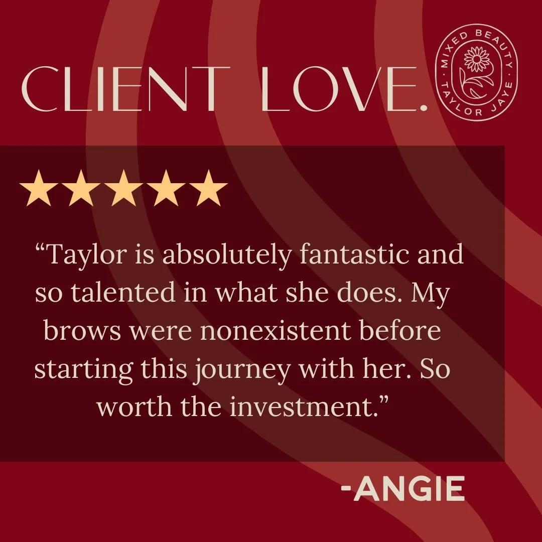 Client love like this means everything. 🤍Thank you Angie!