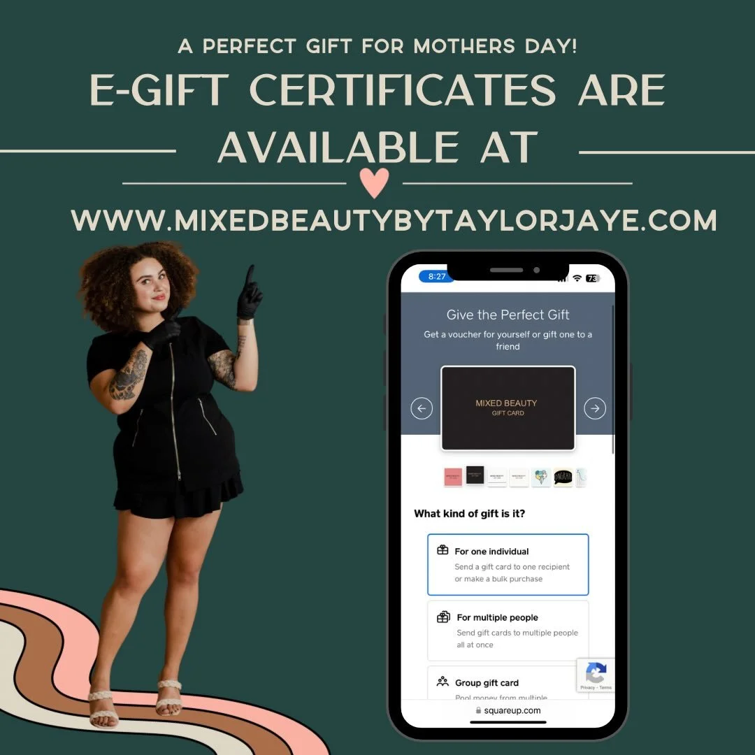 Mother&rsquo;s Day is right around the corner 🌼 

E-gift certificates are available to purchase on my website!! Perfect for treating yourself or someone special to a little confidence boost. Whether it&rsquo;s brows, lips, or lash enhancement, it&rs