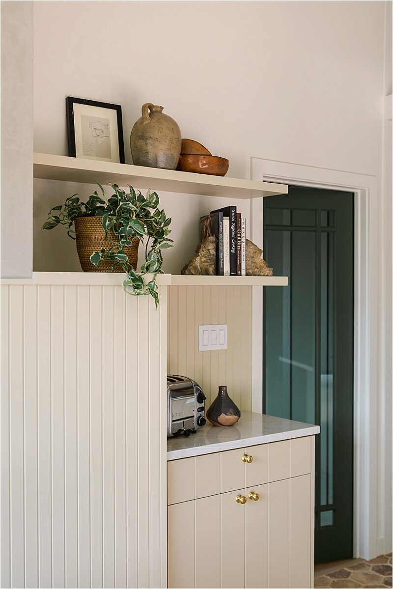 Shelf Styling Tips. Floating Kitchen Shelves.
