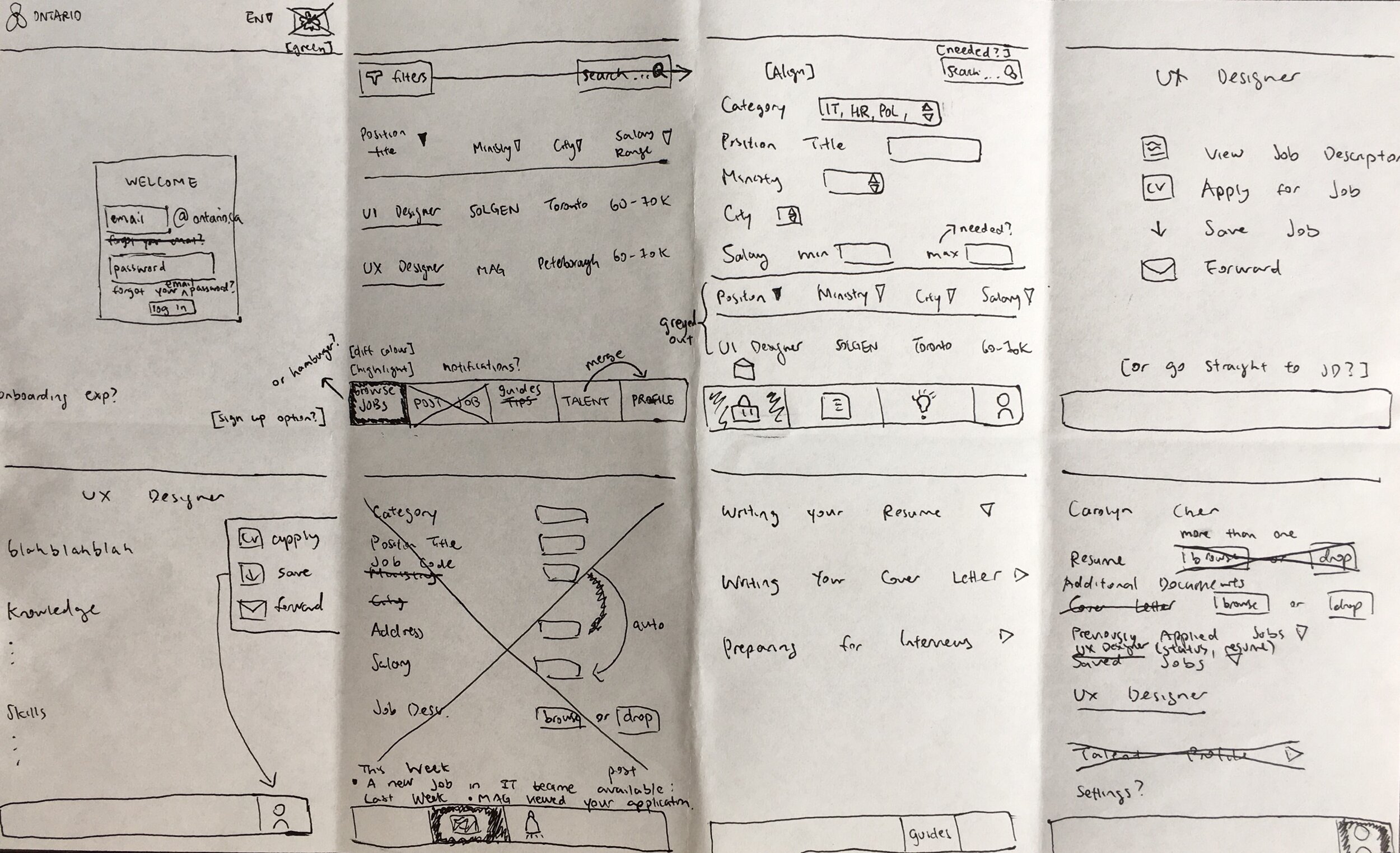 With the appropriate screens pulled, I translated them into a paper prototype using the Pop by Marvel app to get a general idea of how it would look on a mobile screen, before creating high fidelity prototypes.Prototype and TestingConstraints with U…