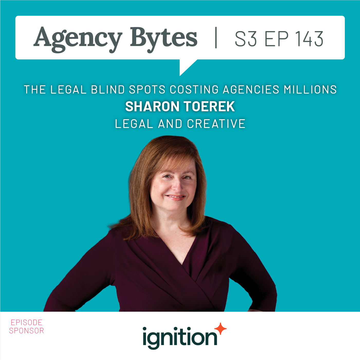 Ep 143 – Sharon Toerek, Legal and Creative – The Legal Blind Spots Costing Agencies Millions