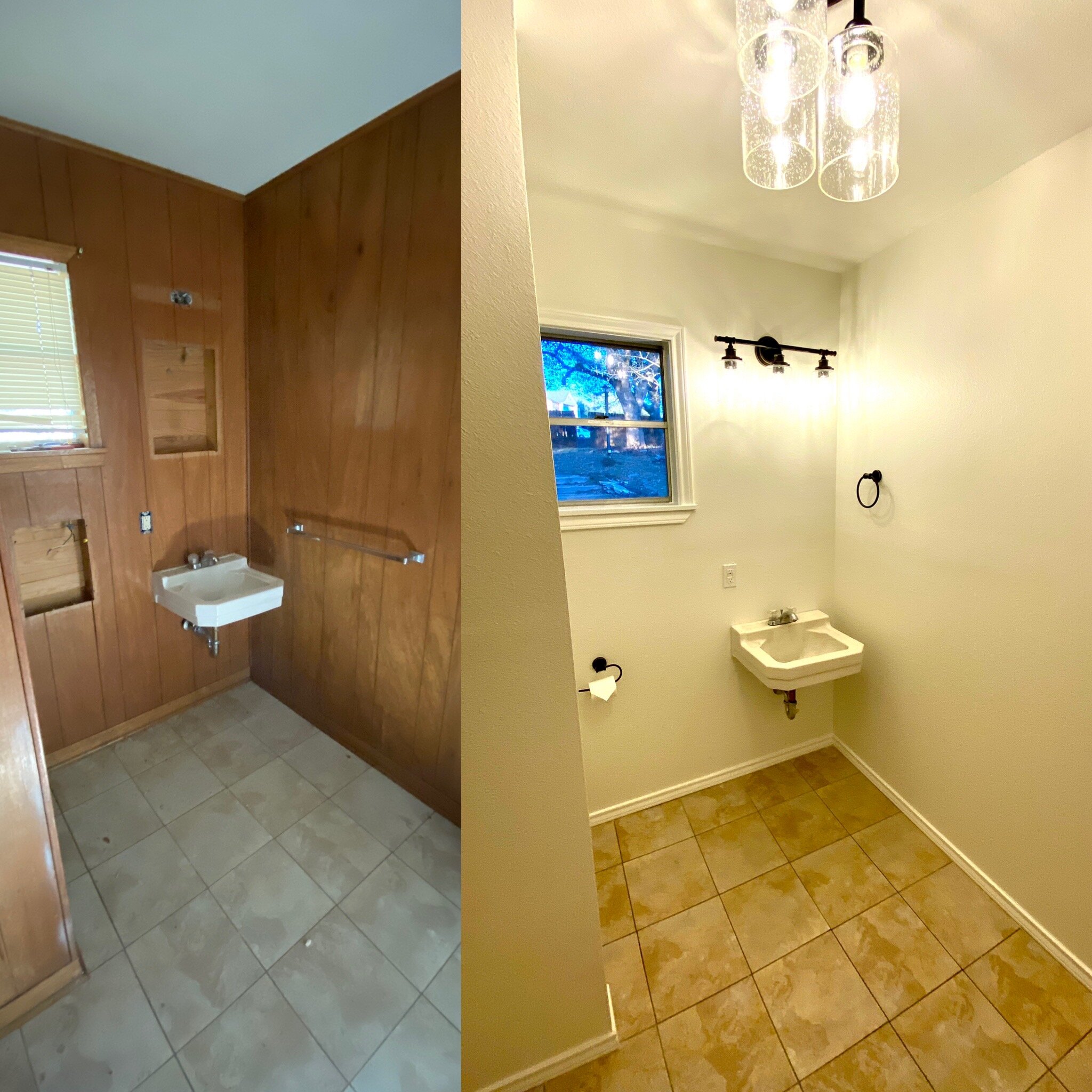Drywall Before and After