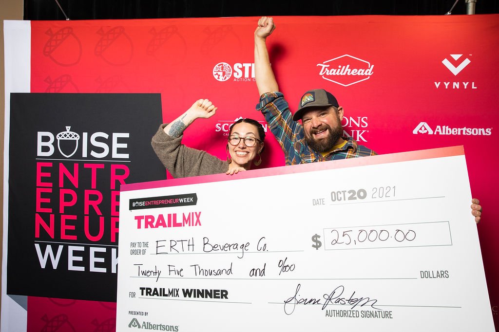 Trailmix winner ERTH Beverage Company founders Sam &amp; Eric Herrera