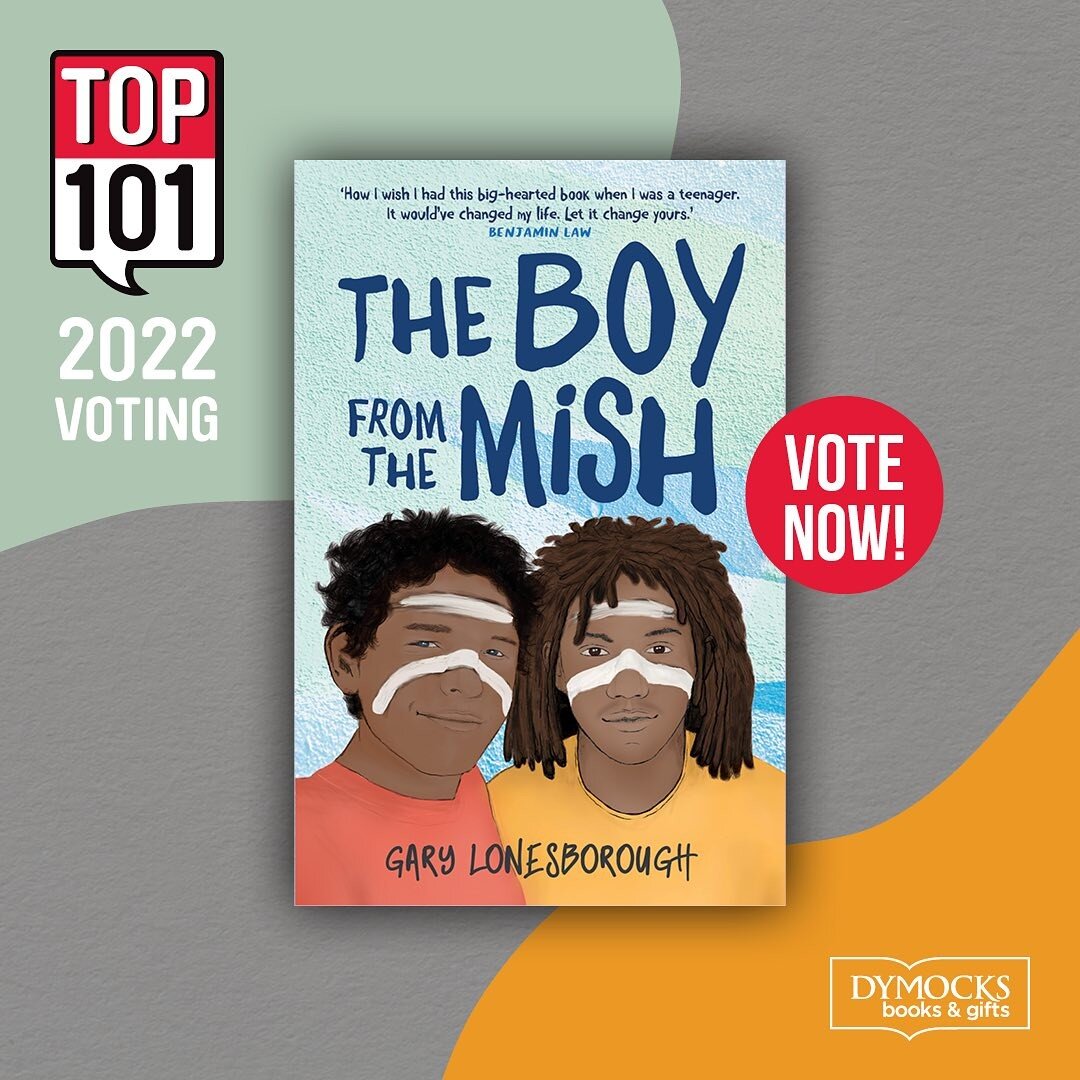 The boy from the Mish is nominated in this years @dymocksbooks 101! You can vote for it on the link below! Dymocks says:

&lsquo;It's that time of the year again, and no, we can't believe it either! Each year we ask our Booklovers to vote for their f