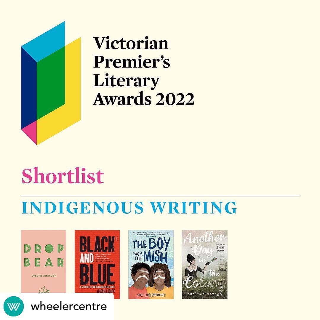 Wow 🥰 so thrilled #theboyfromthemish has been shortlisted among such incredible First Nations writers 🎉

Posted @withregram &bull; @wheelercentre Congratulations to the authors shortlisted for the 2022 Victorian Premier's Literary Awards!⁠
⁠
We&rsq