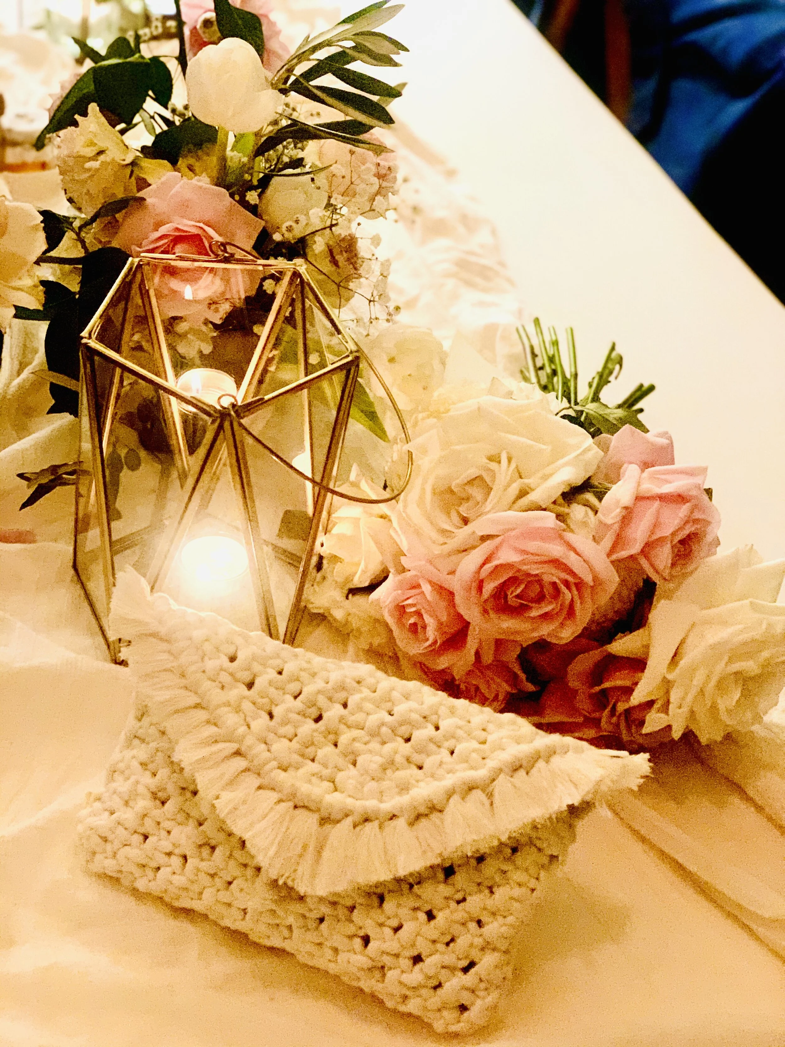 Heyworth Cream Clutch