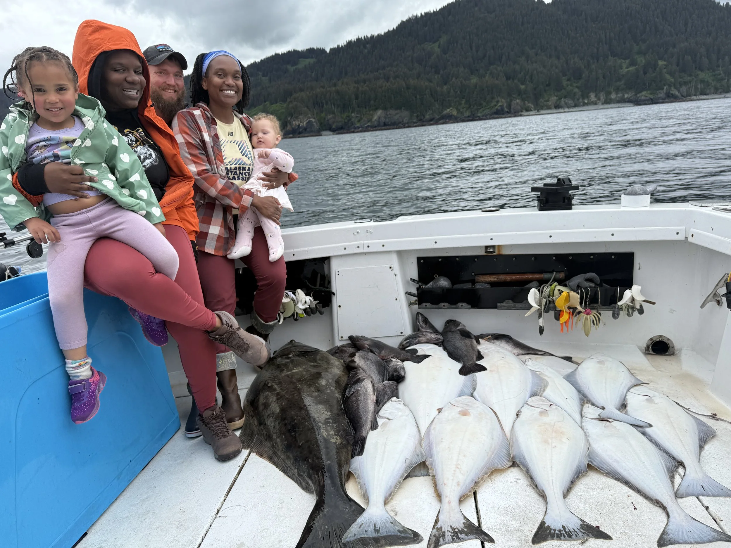 Hooley party with deckload of buts