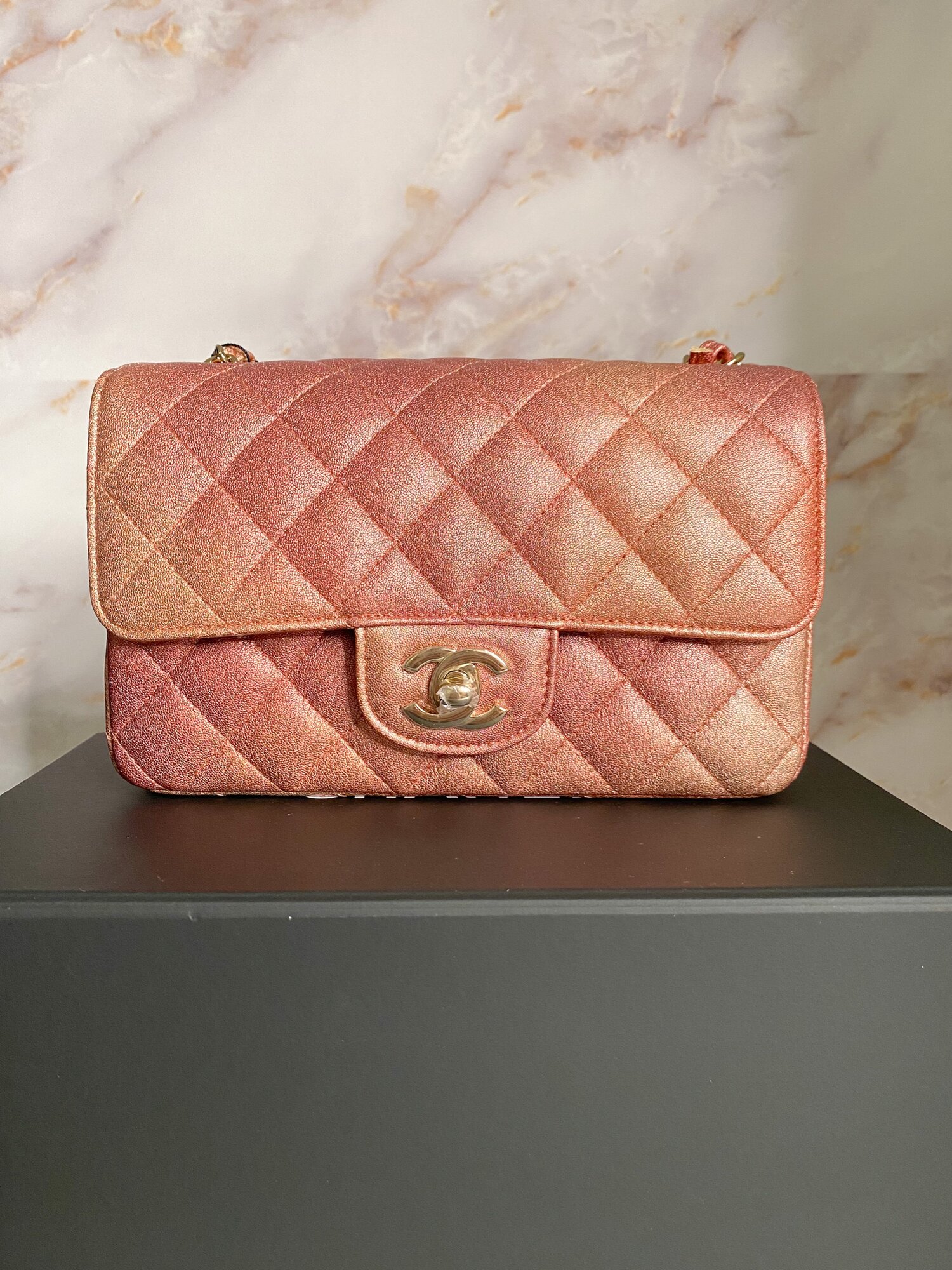 Chanel Classic Mini Flap (Rose Gold) — St Galentine