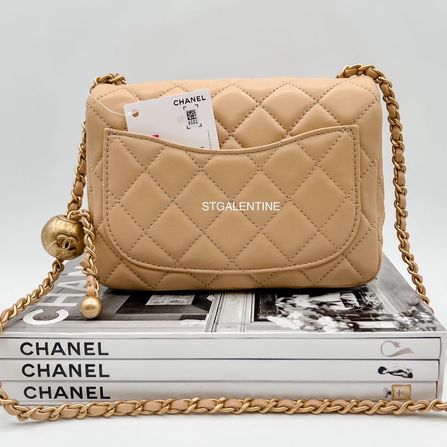 Chanel Classic Top Handle (Grey) — St Galentine