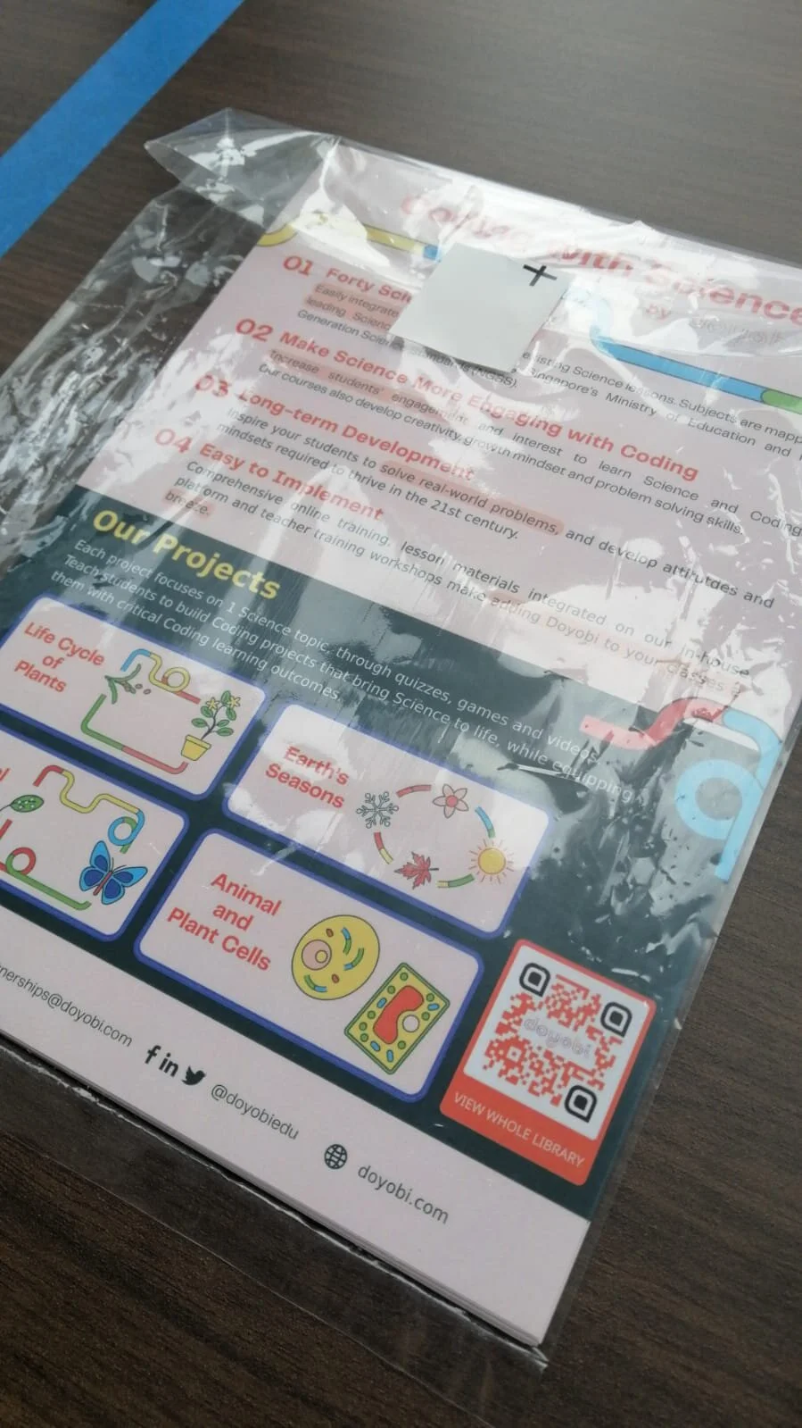Photo of physical copy