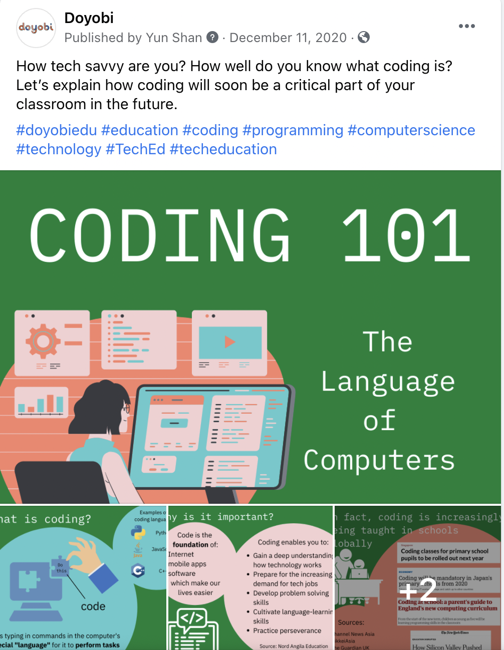 Introduction to Coding post