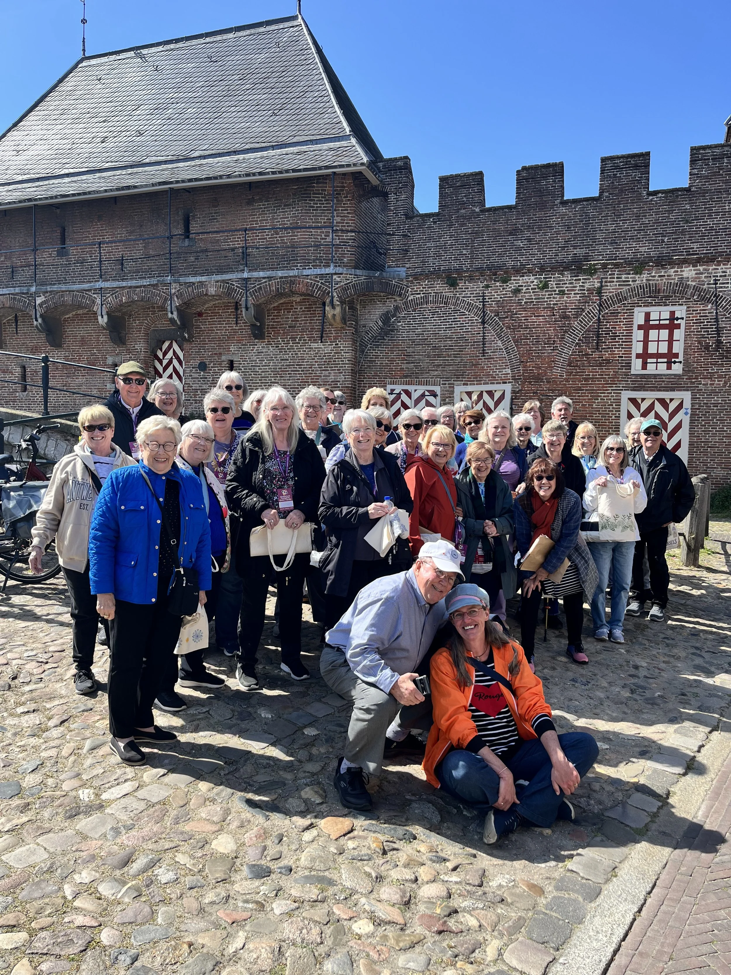 American tourist group of 35 persons for workshop blockprint and city walk, 24 april 2026
