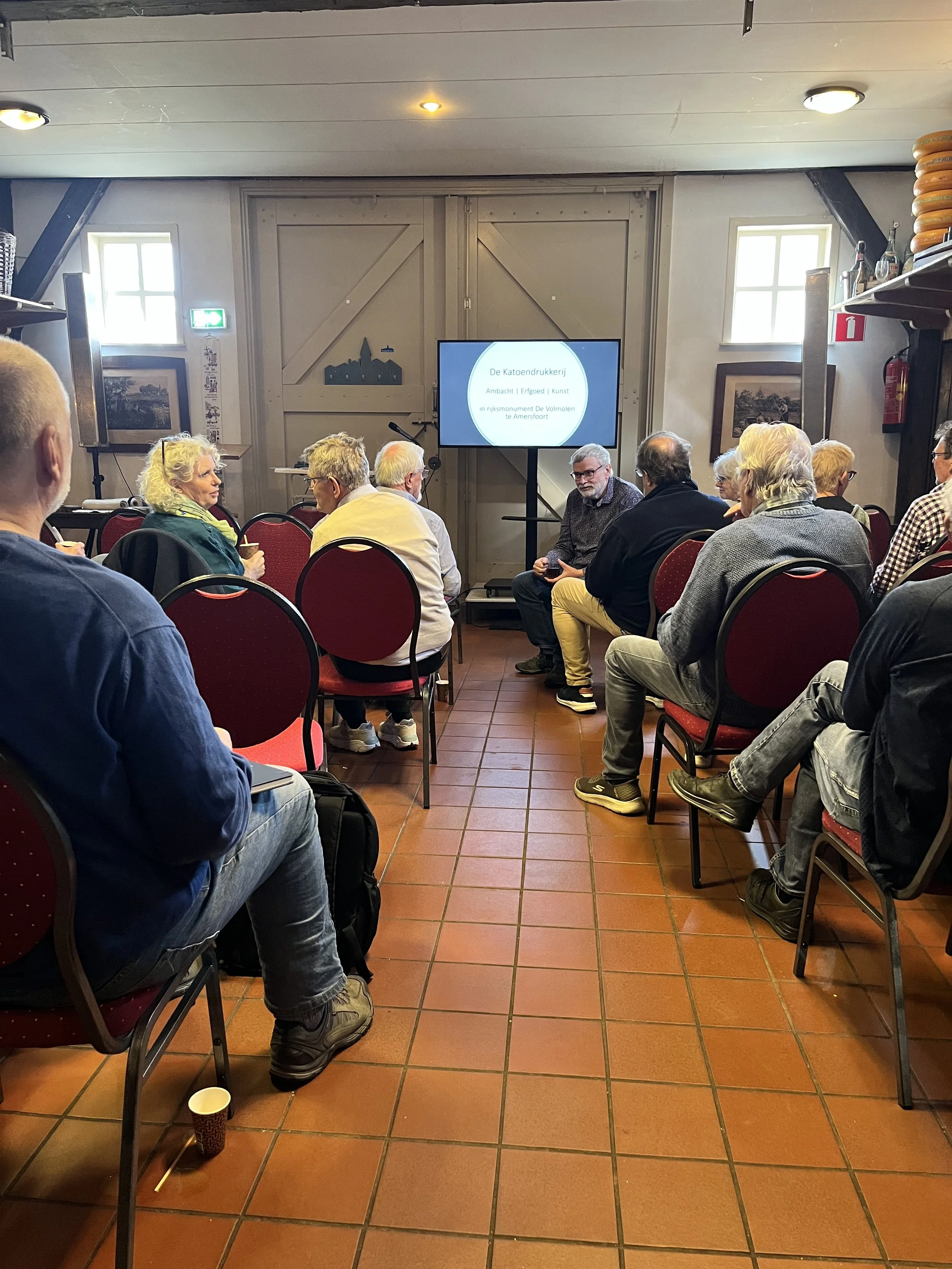 Lezing Textiel in Amersfoort voor de Waterlijn, Het Duysthuisje, 16 april 2026