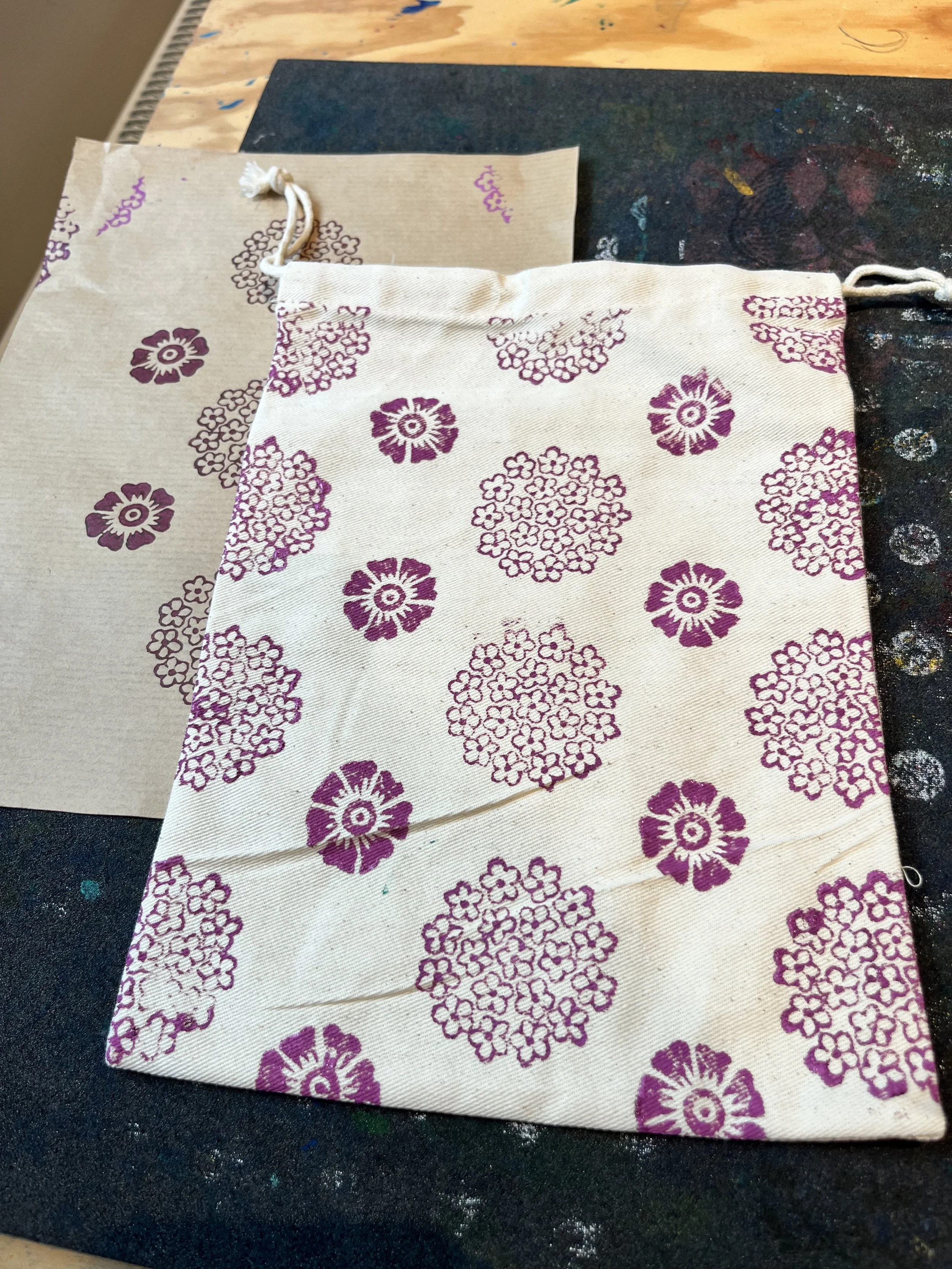 Arrangement Schering en Inslag, textielwandeling Gilde Amersfoort met workshop blockprint, 24 juli 2026