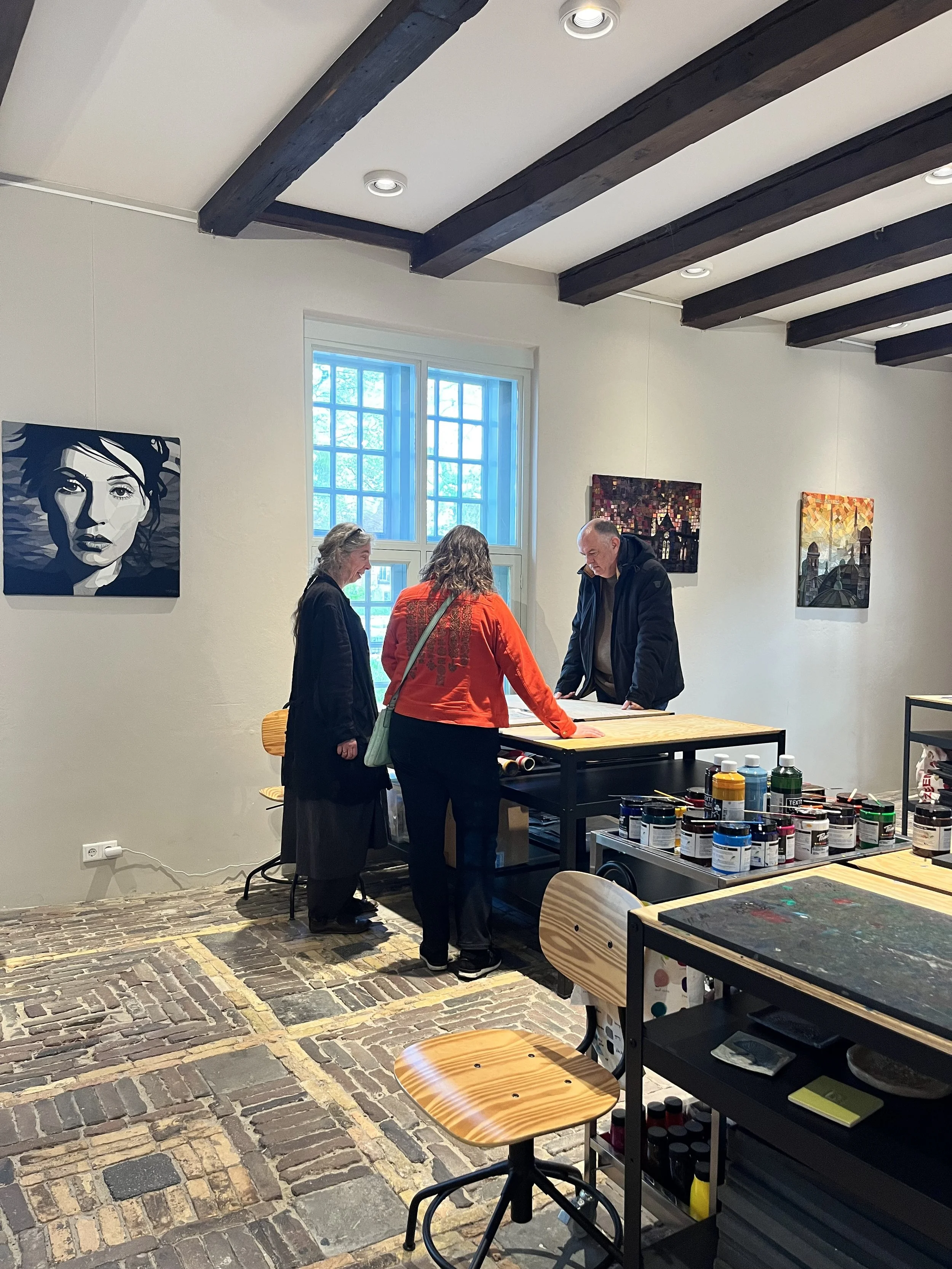 Expositie Mary Poppelier tijdens Kunstpalet033 van 9-12 april 2026