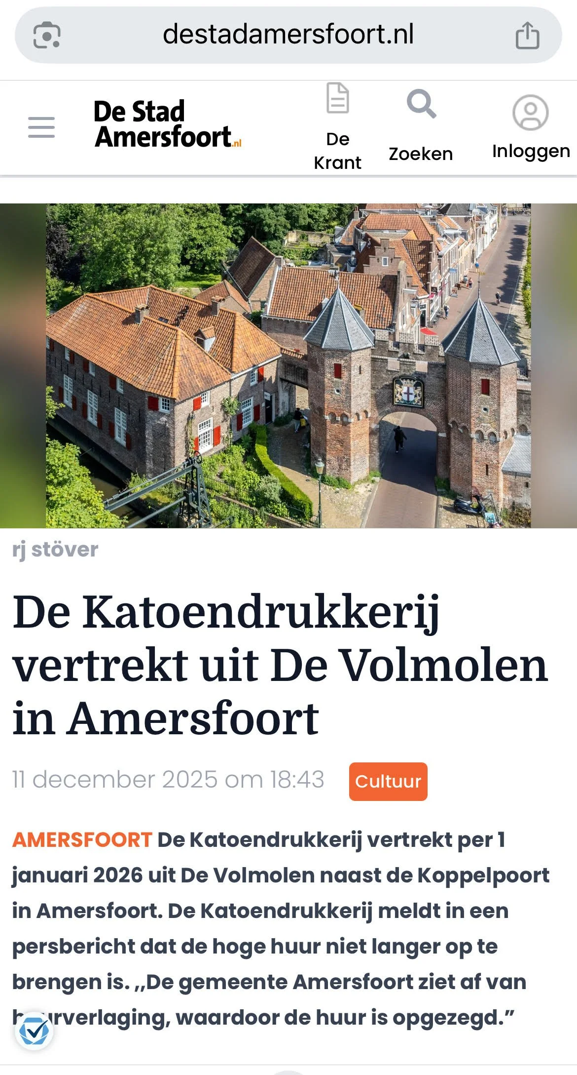 De Stad Amersfoort 11 december 2025