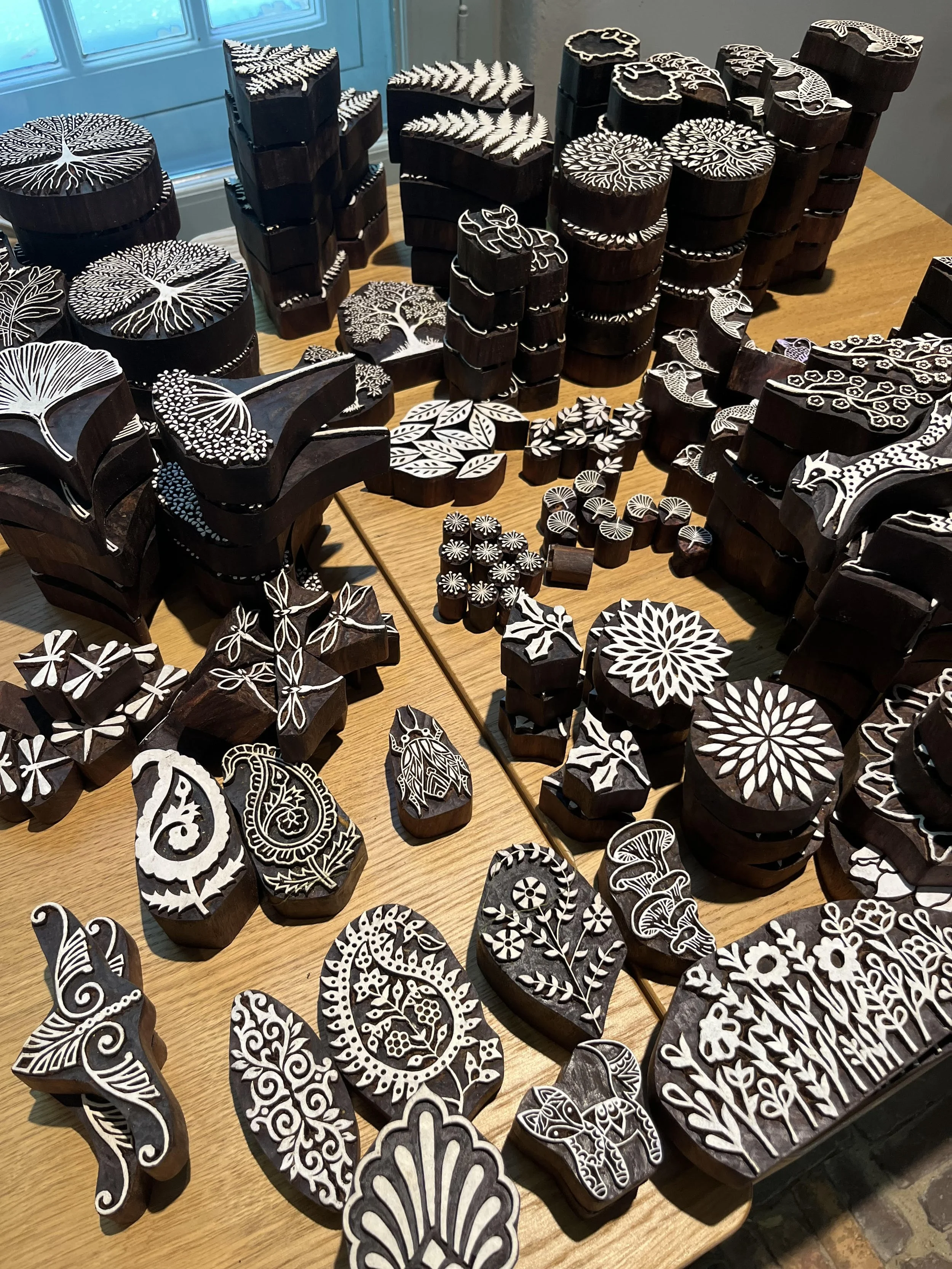 Handgegraveerde drukblokken voor verkoop, 10 september 2025