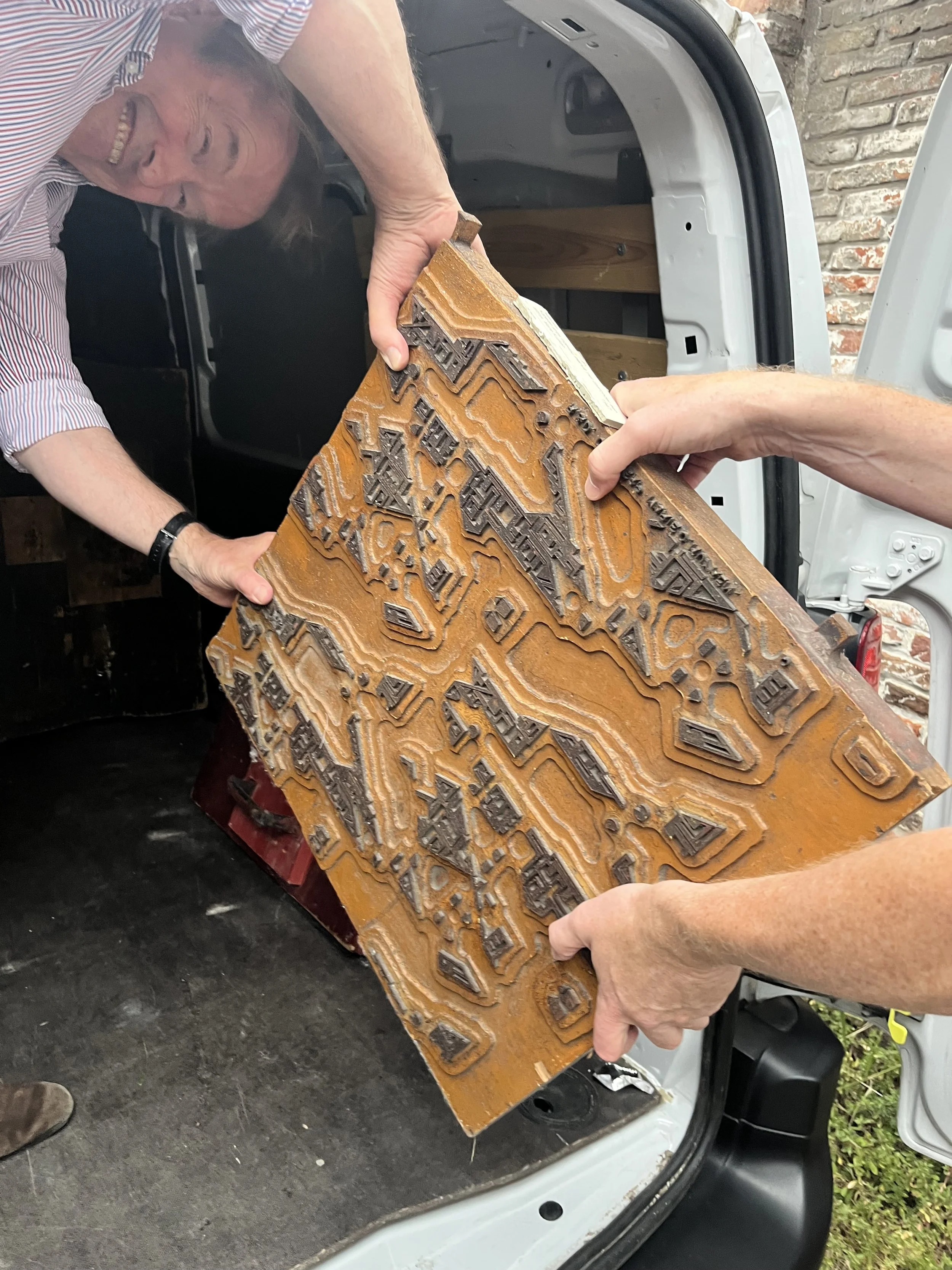 Drukblokken Rath en Doodeheefver naar de St. Historische Behangsels en Wanddecoratie Nederland, 7 augustus 2026