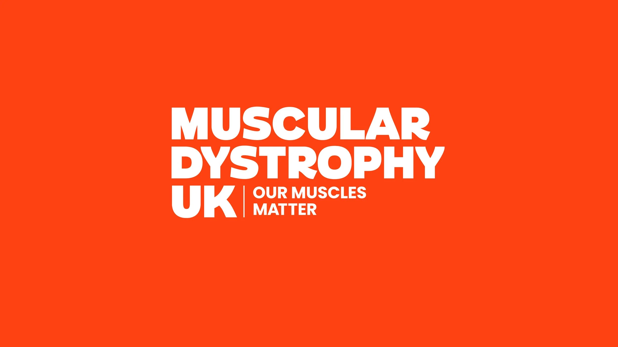 Muscular Dystrophy UK – brand refresh