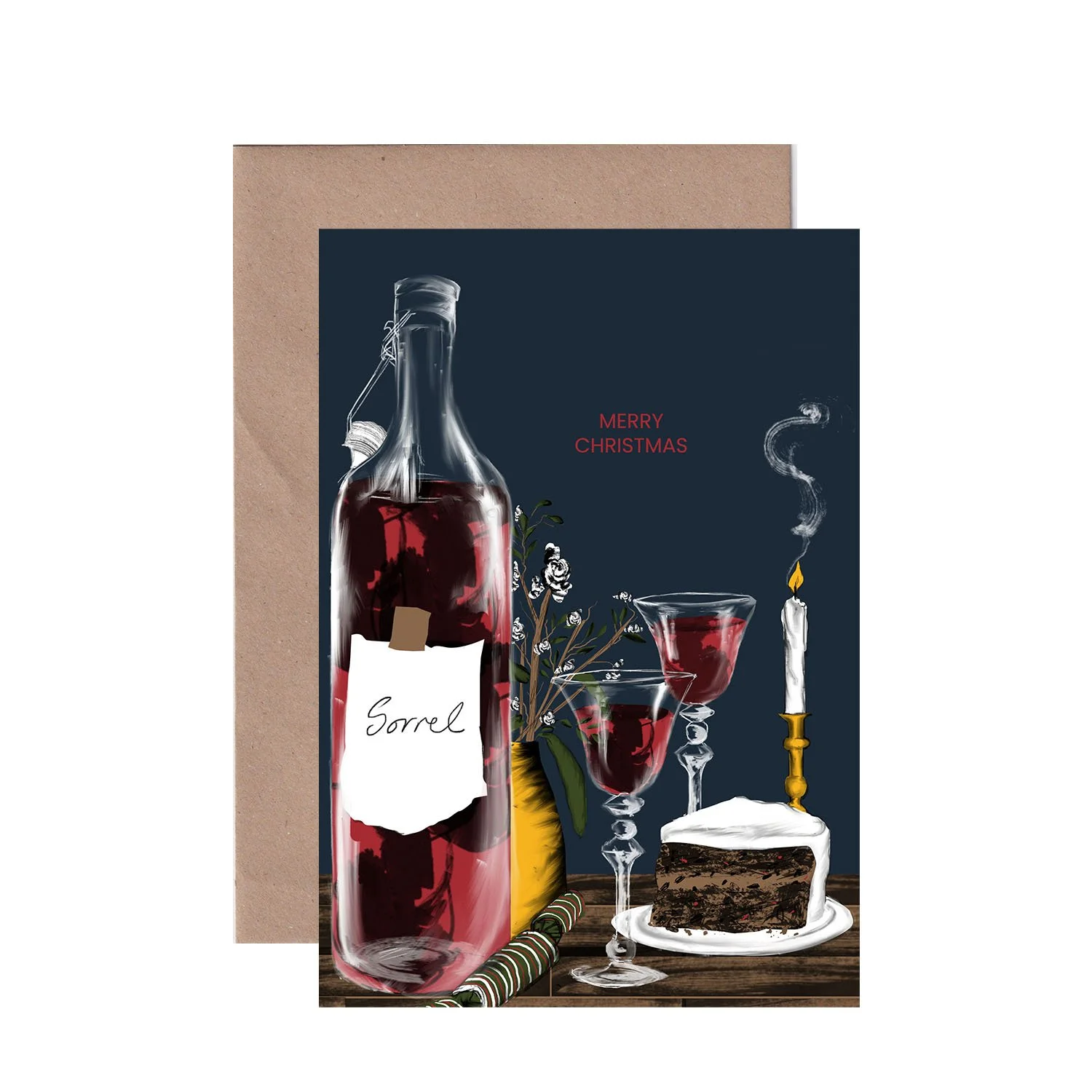 'Sorrel' Christmas Card