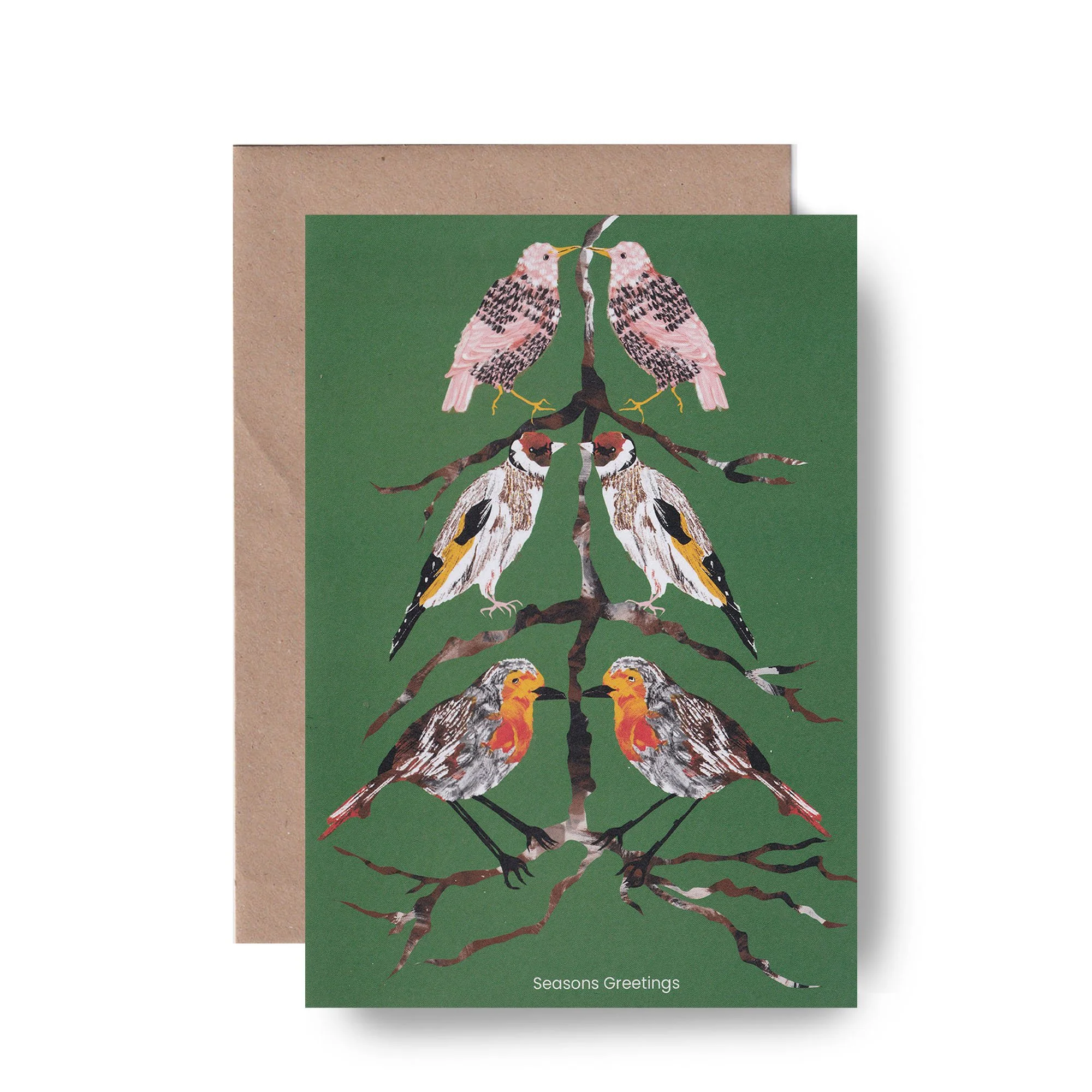 'Lovebirds' Christmas Card