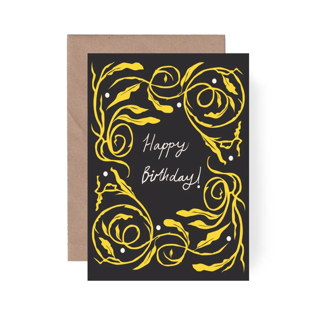 Birthday Vines - Greeting Card